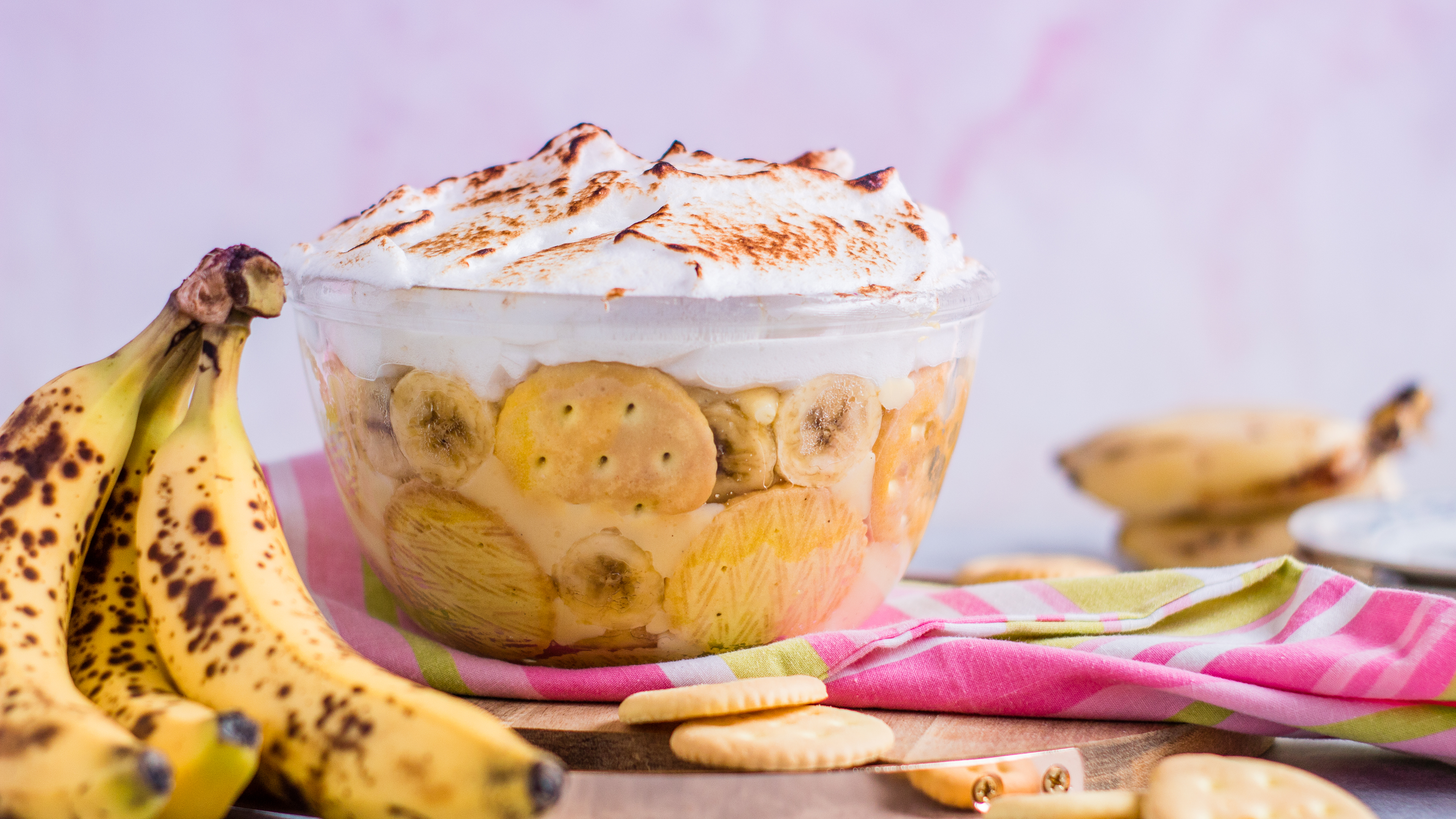 Warm Spiced Banana Pudding