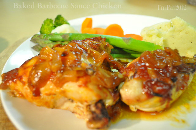 BAKED BARBECUE SAUCE CHICKEN BAKED BARBECUE SAUCE CHICKEN