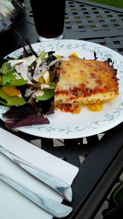 SPAGHETTI SQUASH LASAGNA CASSEROLE (LOW CARB)