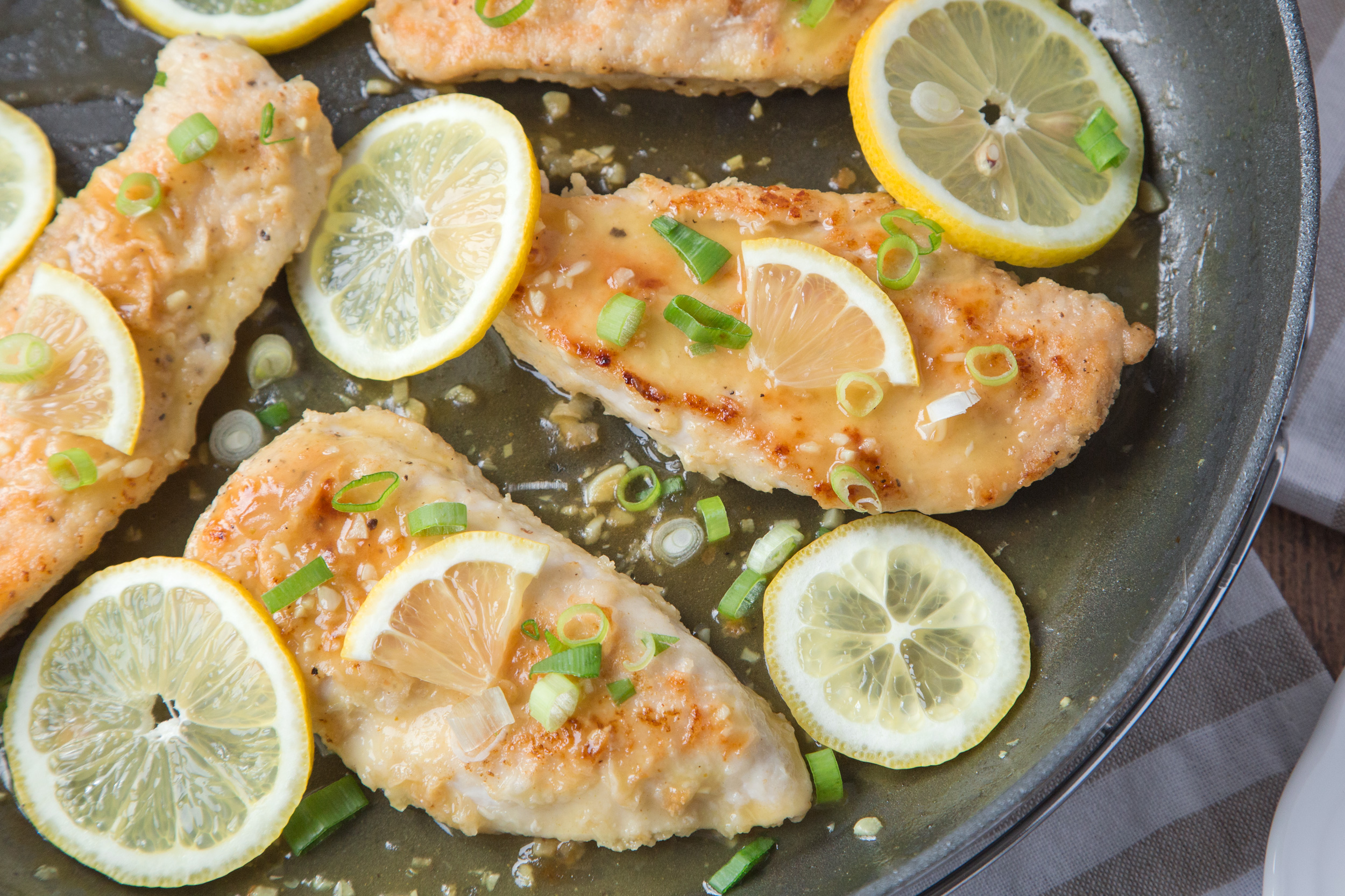 👍 Healty 15 MINUTE GARLIC LEMON CHICKEN