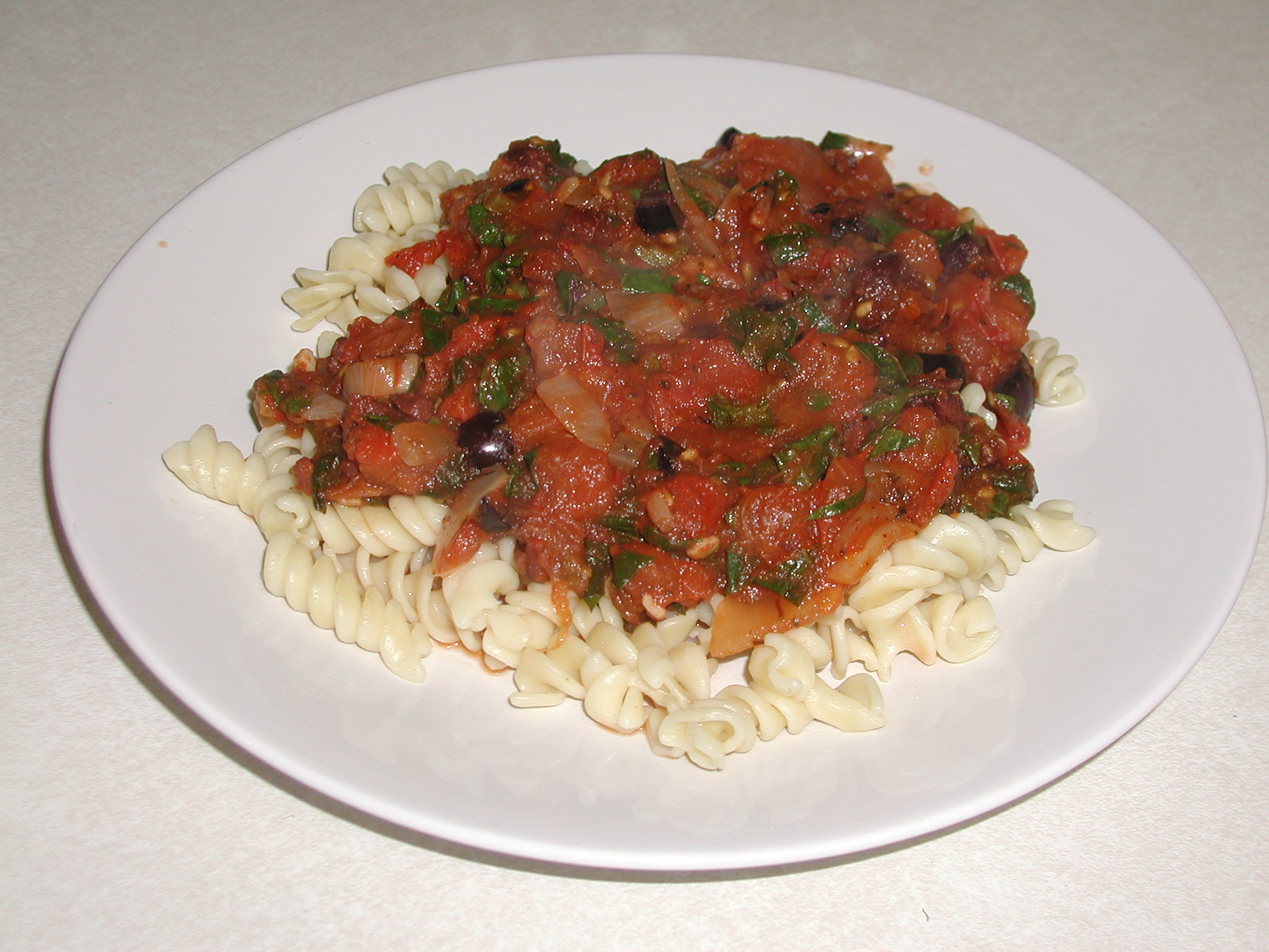 ✺ Healty SPINACH, OLIVE AND CHILLI TOMATO SAUCE FOR PASTA