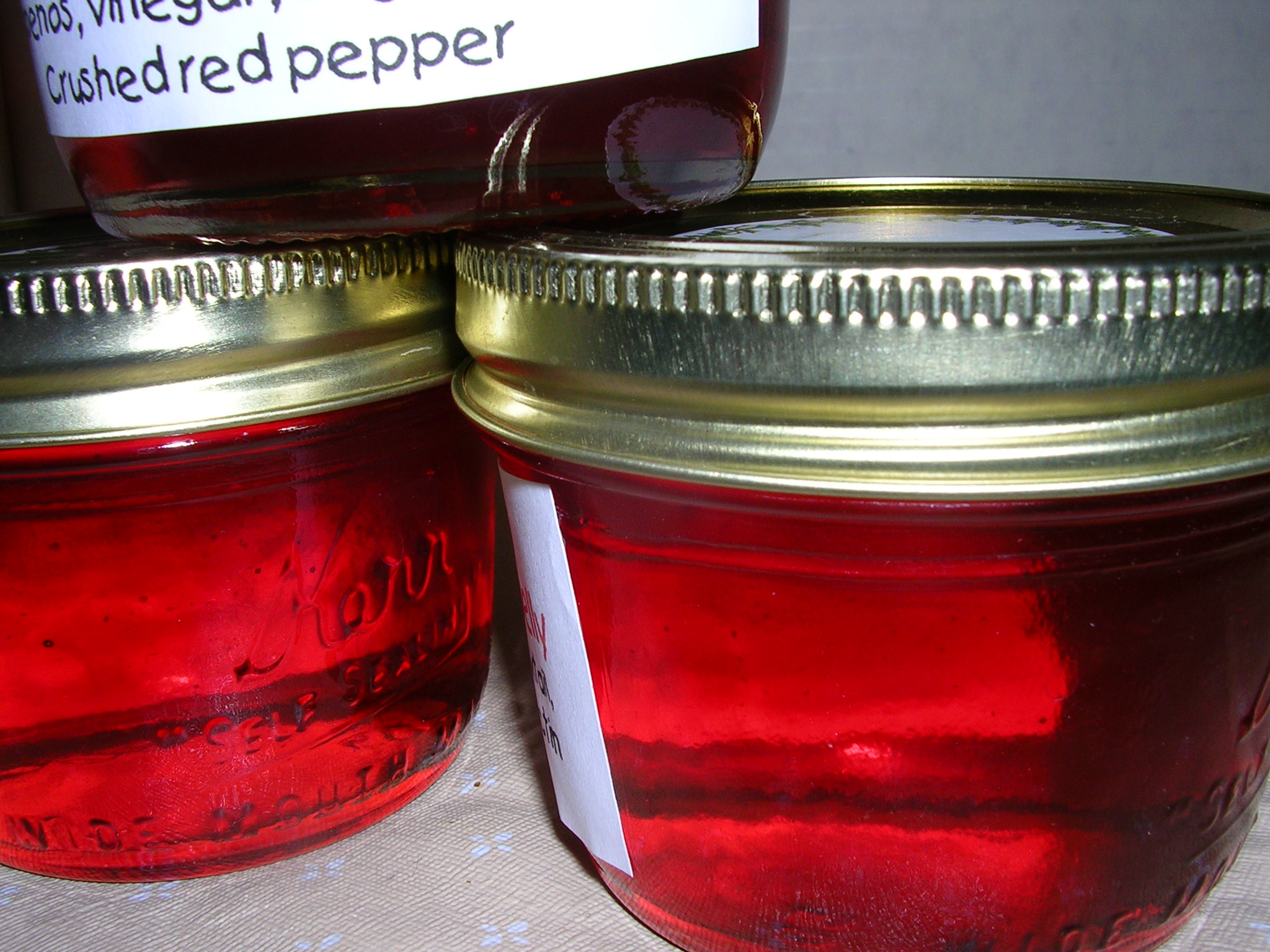 CRANBERRY-PEPPER JELLY (HOT)