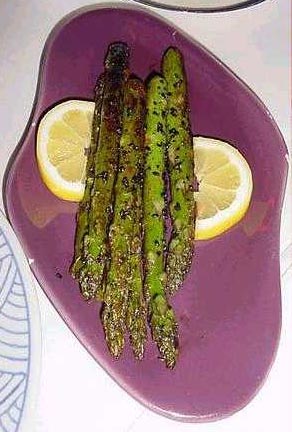 BLACK SESAME ASPARAGUS