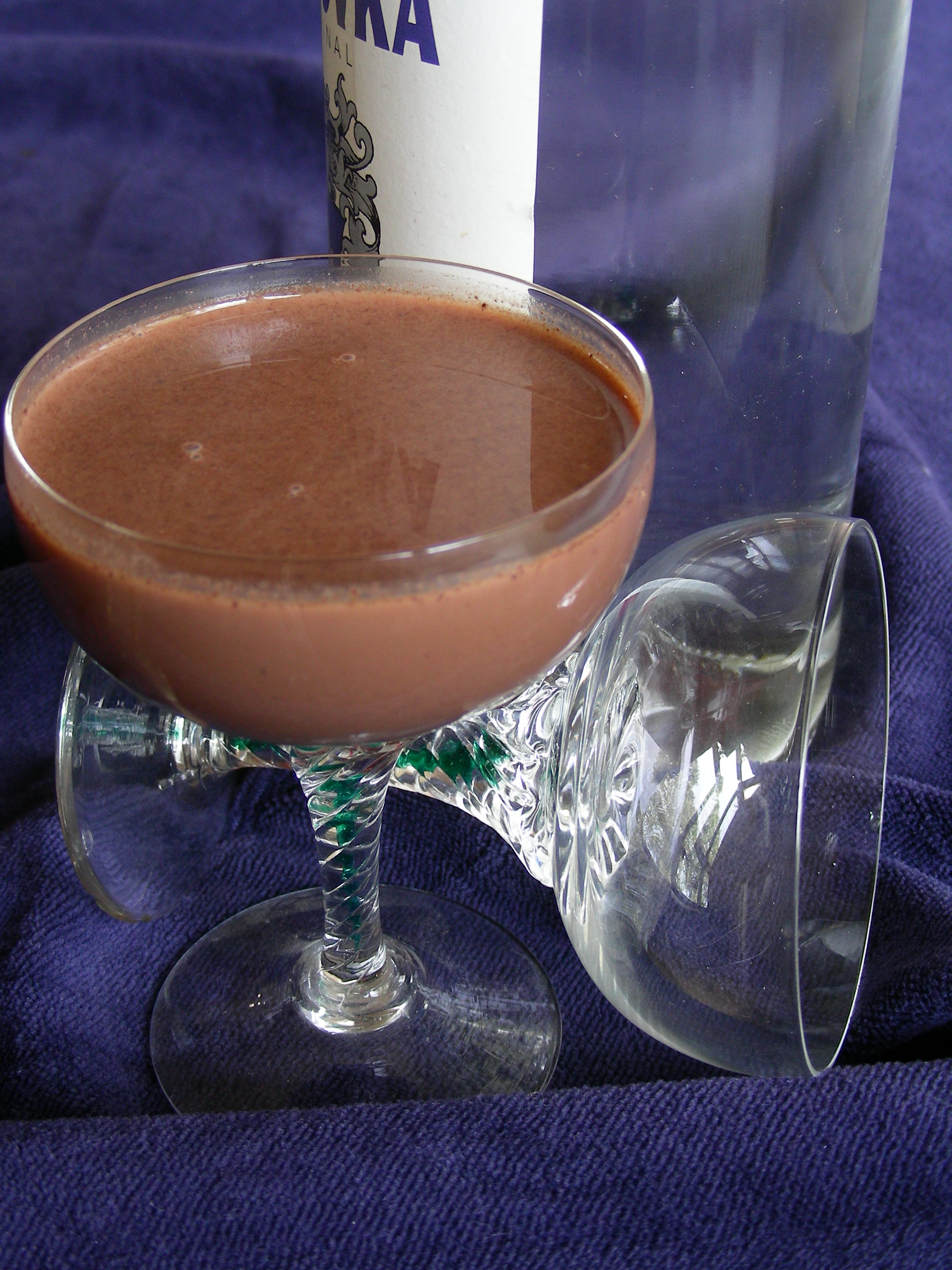 BOOZY CHOCOLATE MARTINI