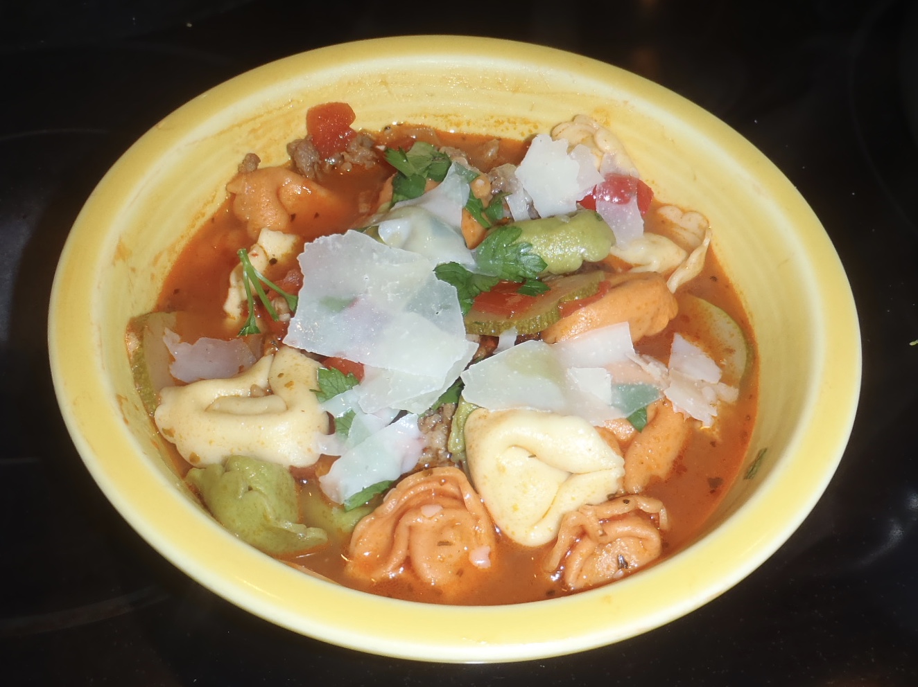 ITALIAN SAUSAGE AND TORTELLINI SOUP