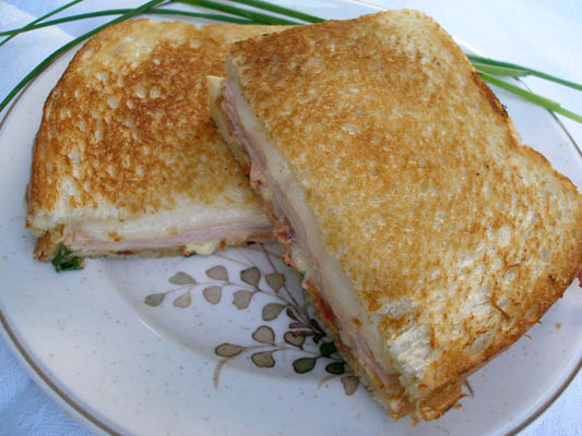 Turkey Club Panini (Sandwich) Recipe 