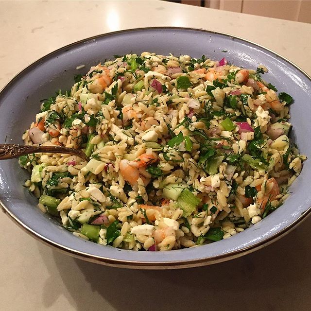 BAREFOOT CONTESSA'S ROASTED SHRIMP AND ORZO