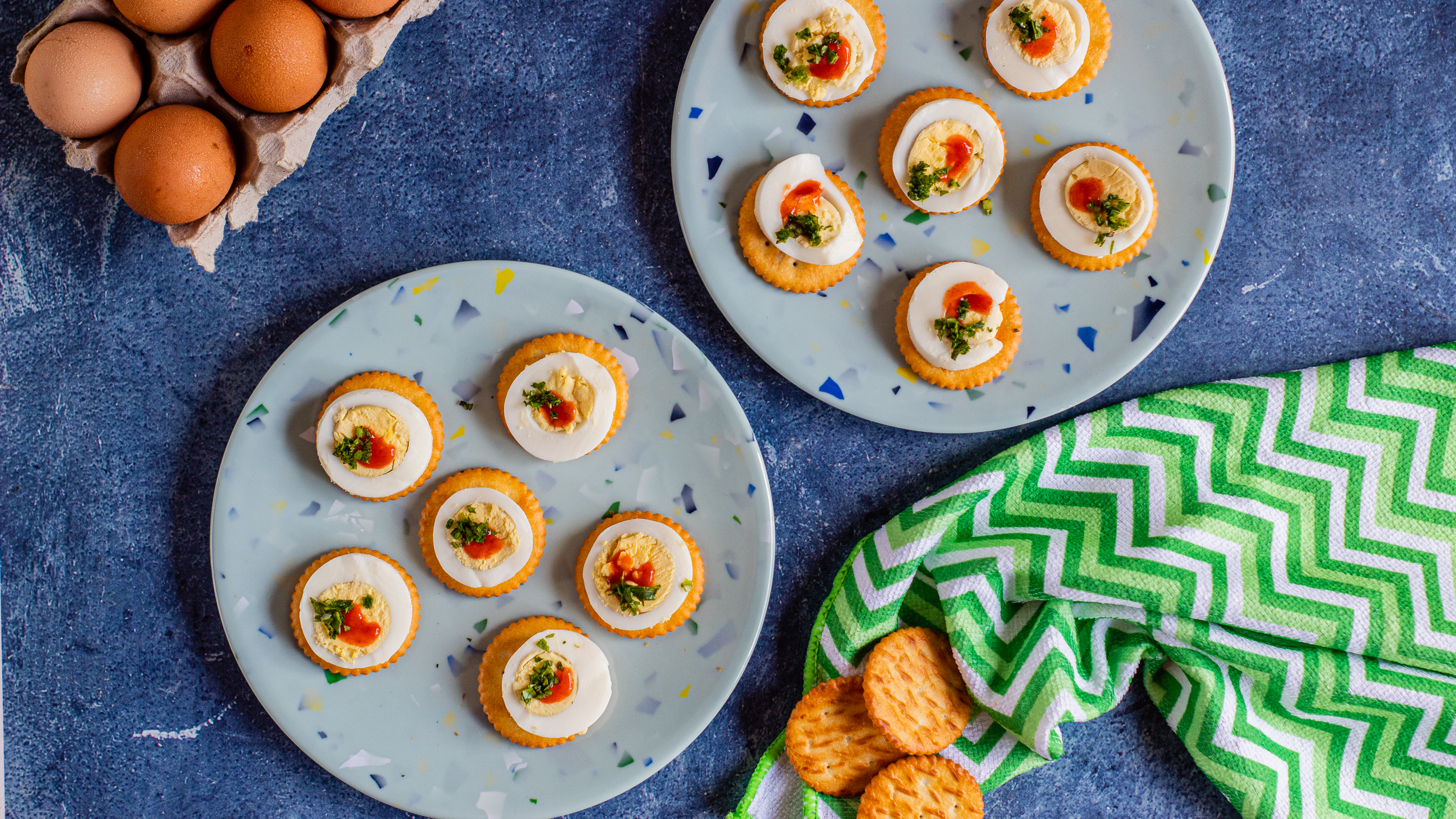 Egg-on-a-Ritz