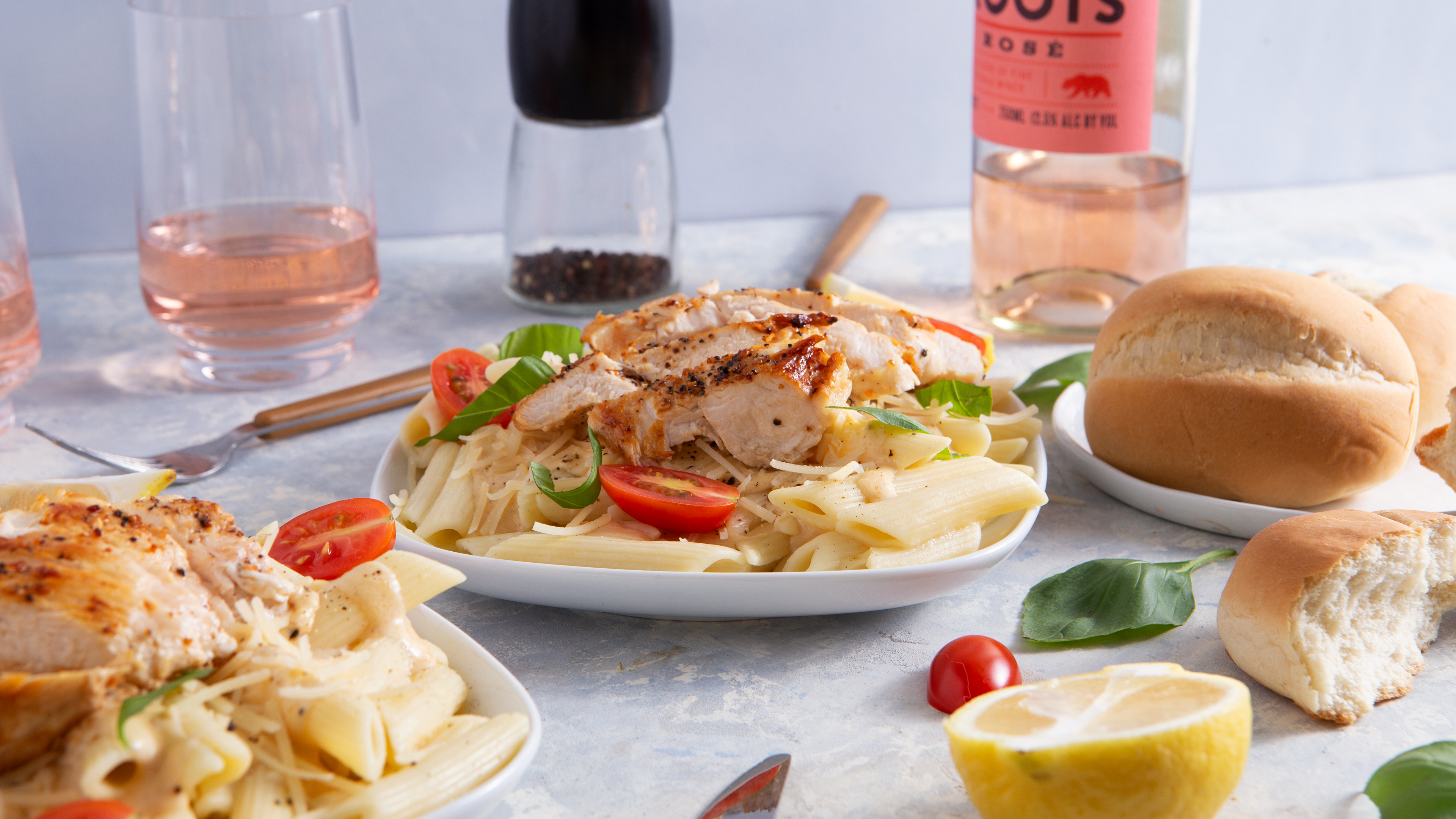 LEMON CHICKEN PASTA