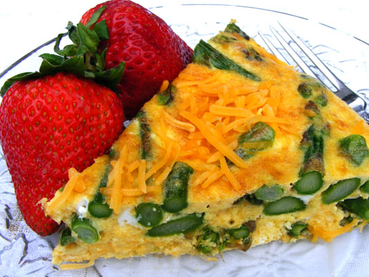 ✓ Recipe ASPARAGUS FRITTATA