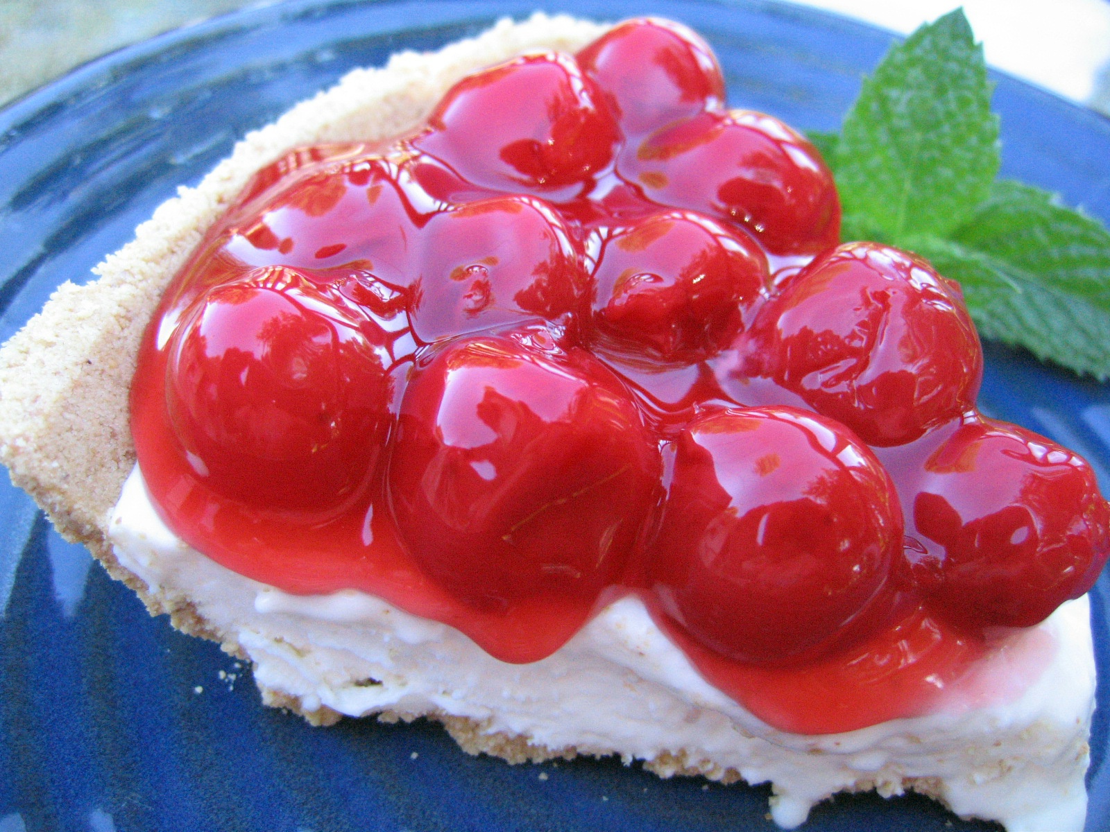 CHERRY-O-CREME PIE