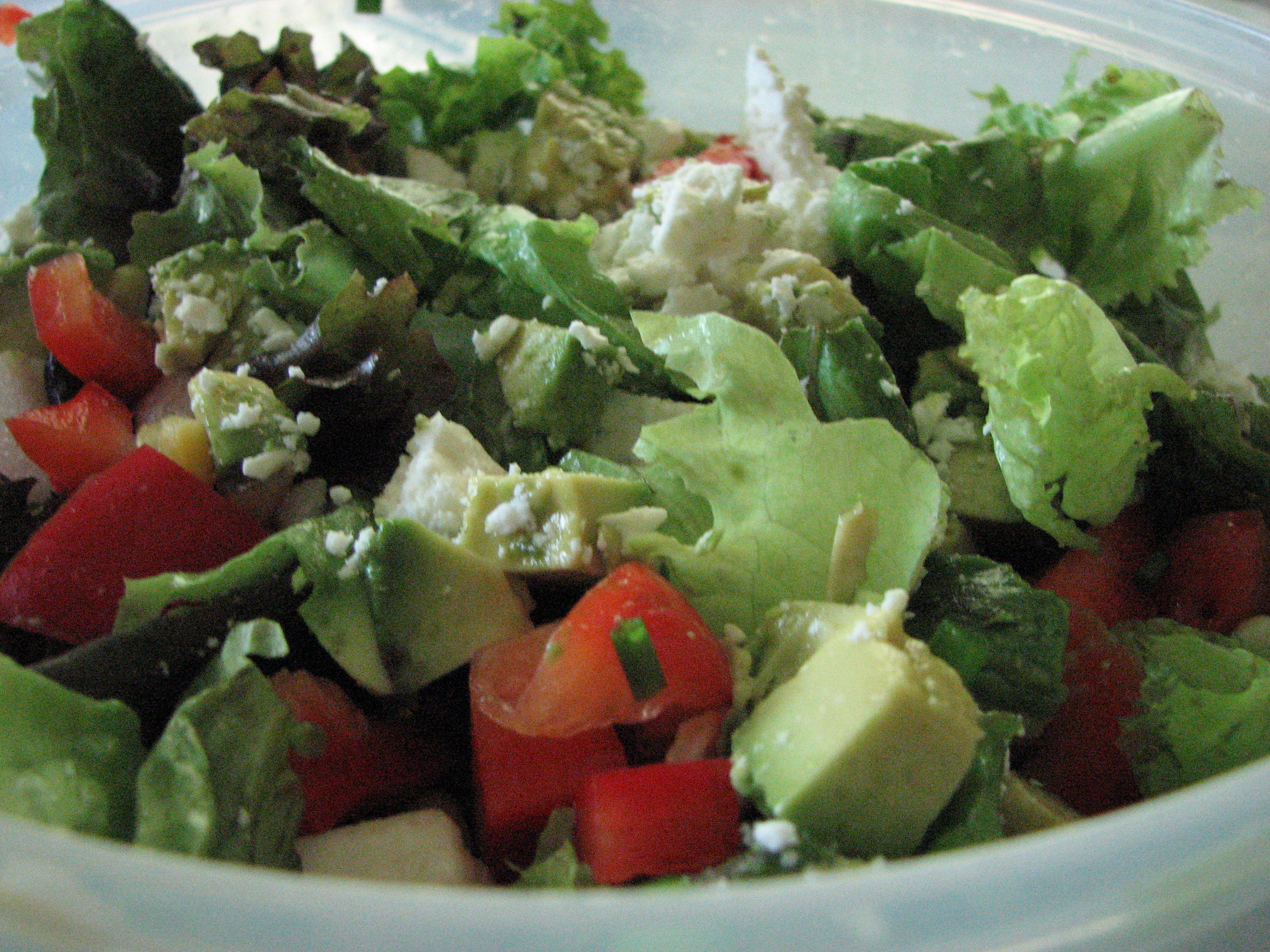 MEXICAN SALAD WITH HONEY LIME DRESSING