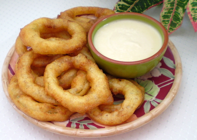 🏳️‍🌈 Healty CARIBBEAN LIME ONION RINGS WITH SPICY DIPPING SAUCE