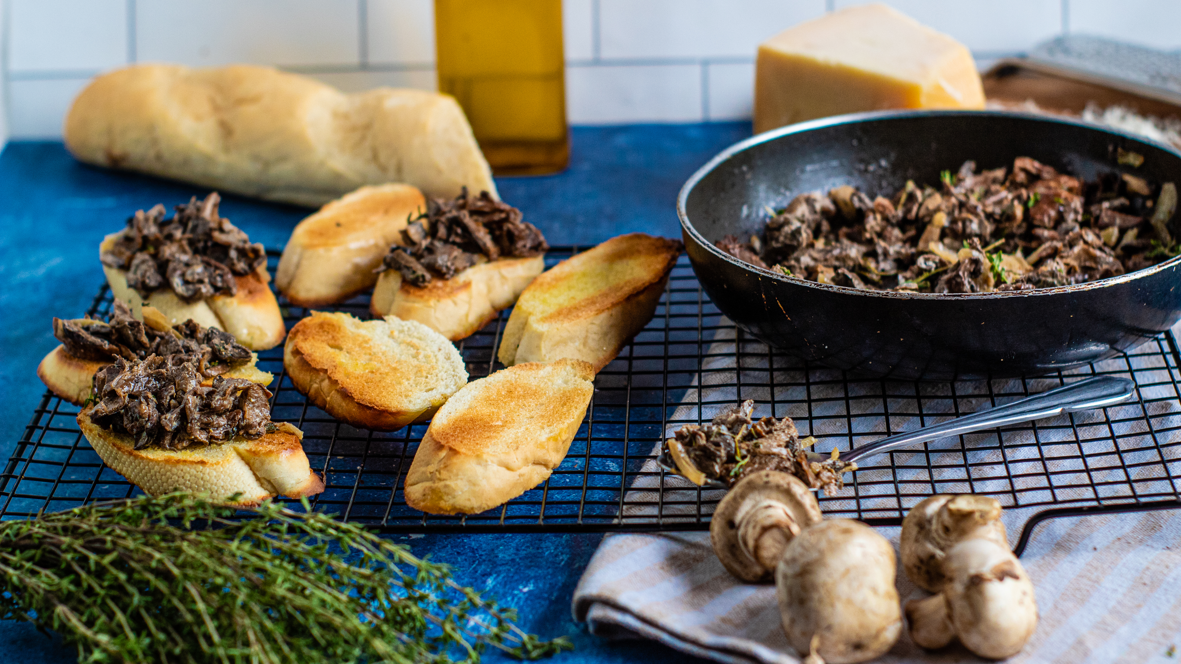 Mushroom Toasts