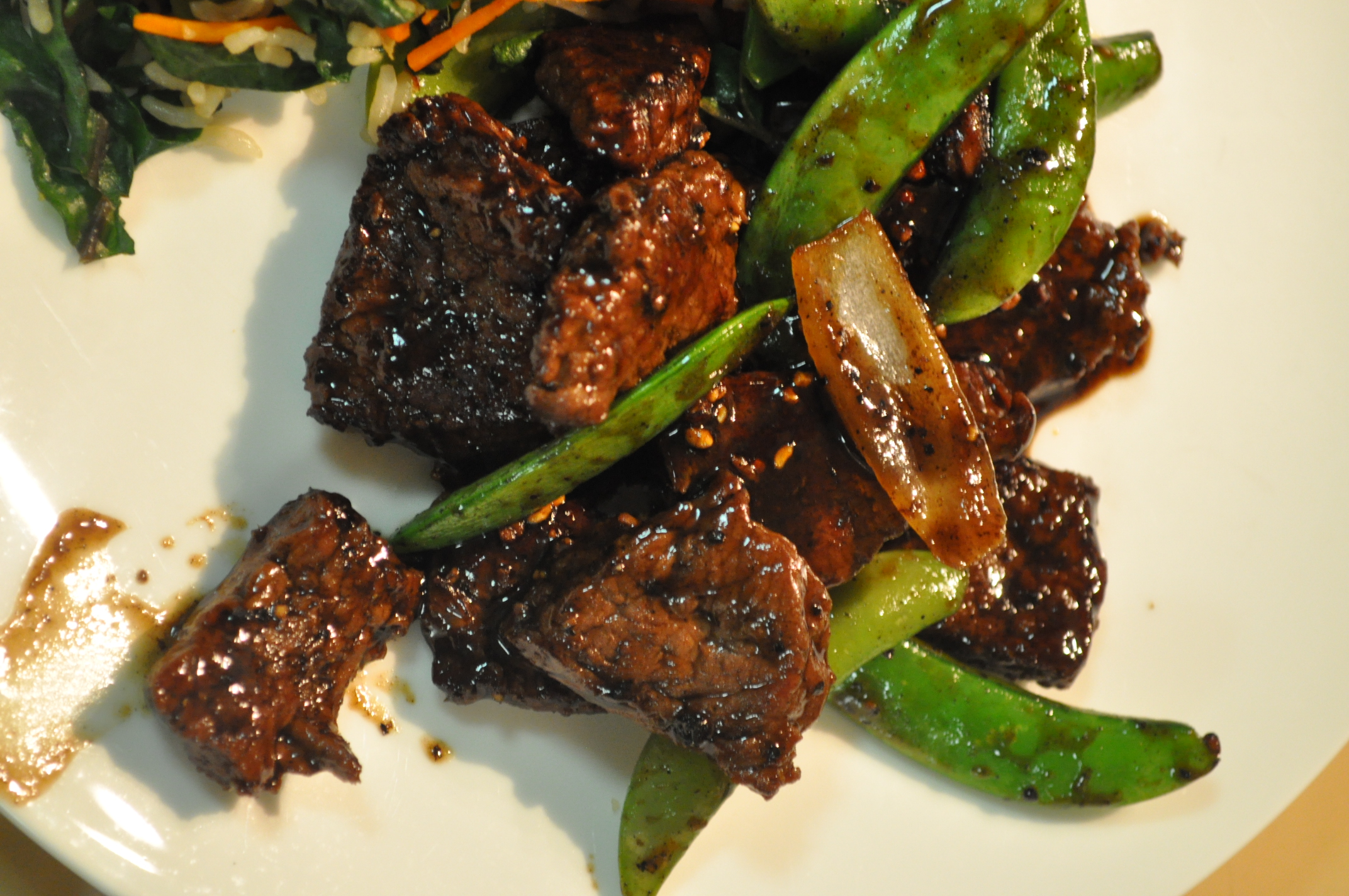 HONEY AND BLACK PEPPER STEAK