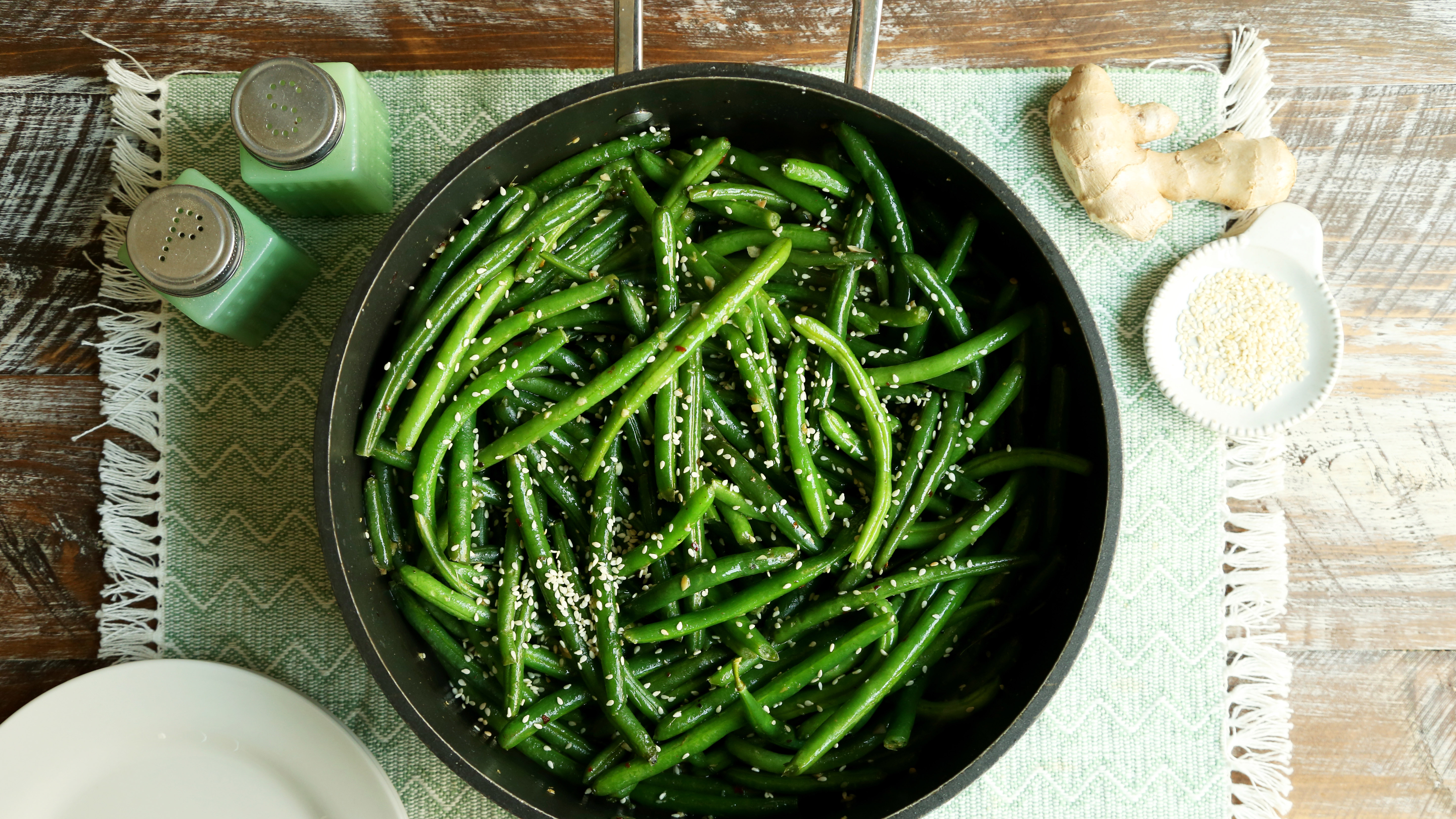 Gingered Green Beans