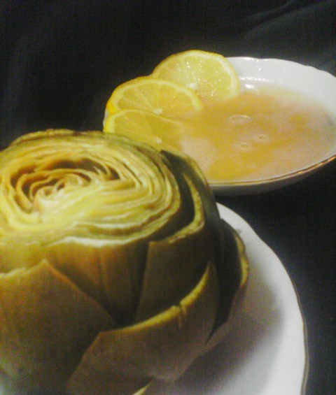 DELICIOUS STEAMED WHOLE ARTICHOKES