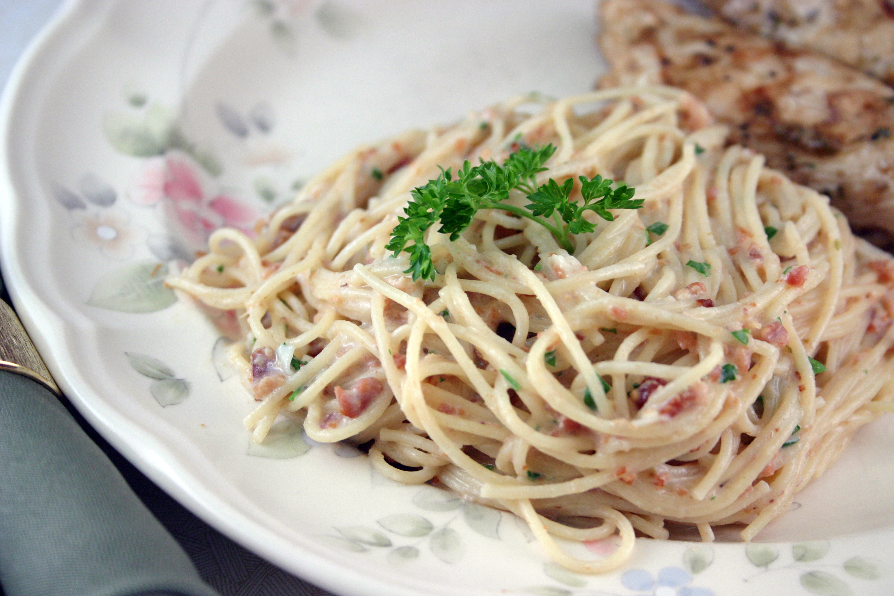 ⁂ Healty NO EGG/CREAM CARBONARA