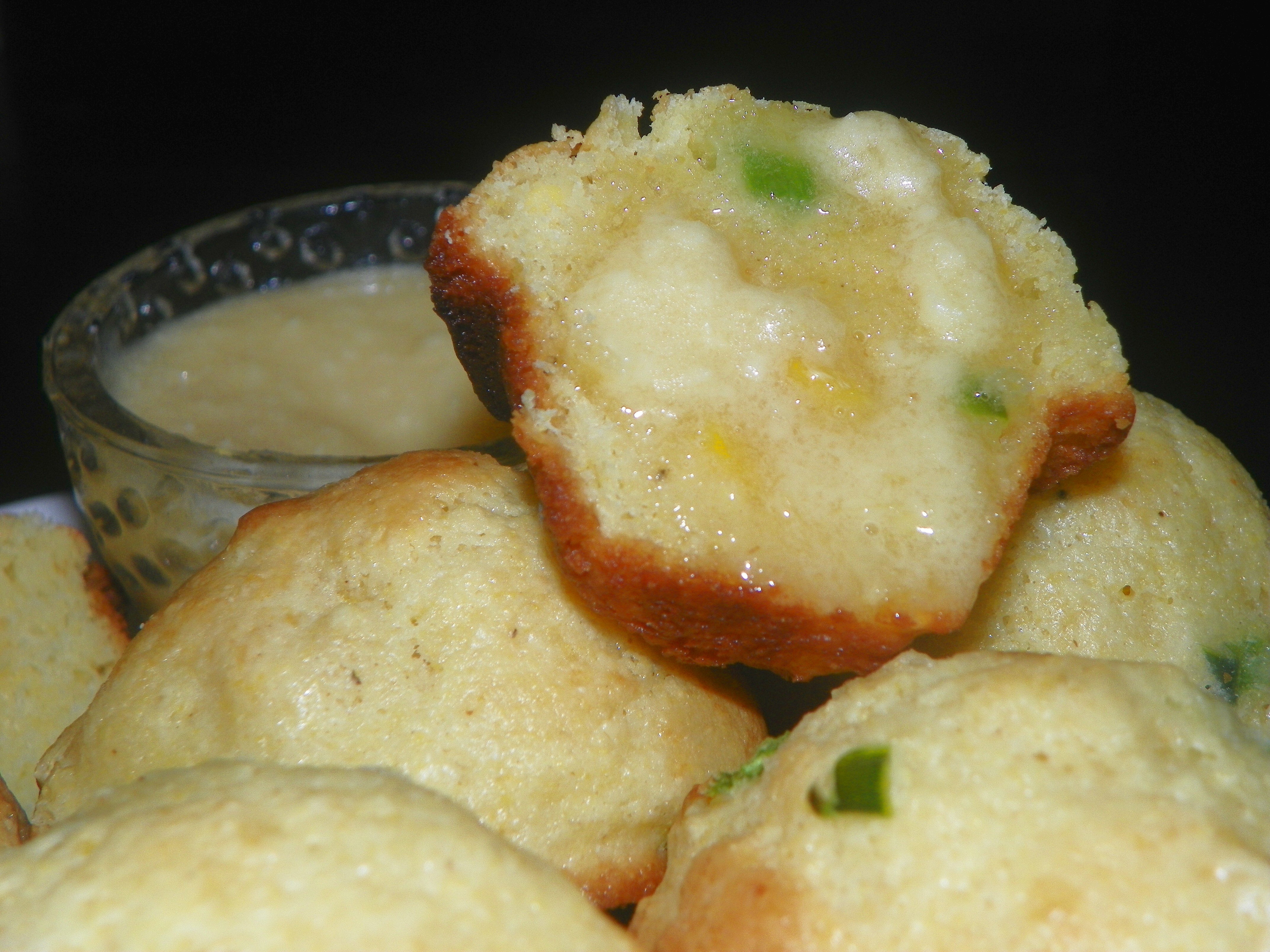 JALAPENO CORN MUFFINS WITH HONEY BUTTER JALAPENO CORN MUFFINS WITH HONEY BUTTER