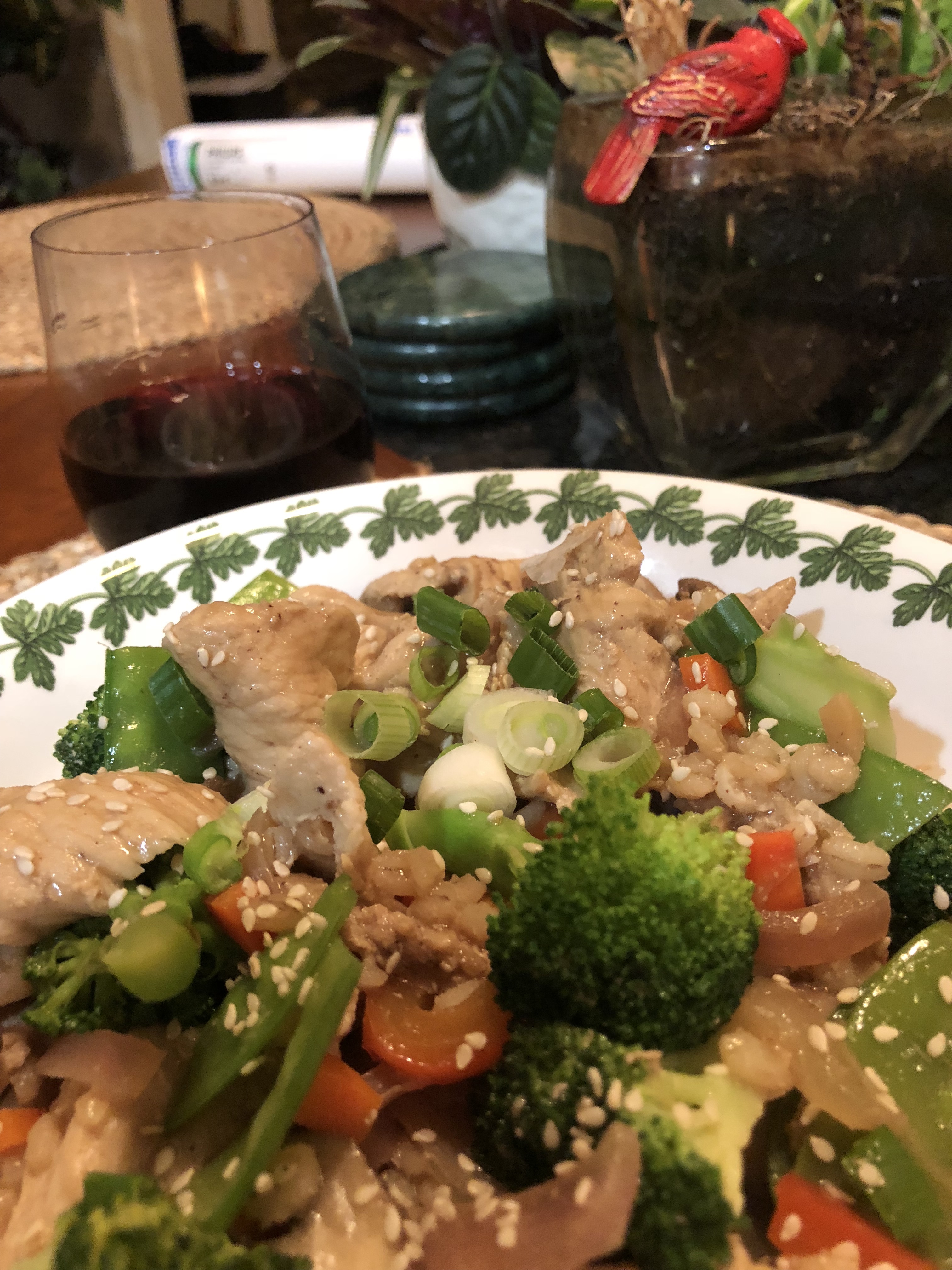 Sesame Chili Pork Chops & Veggie Stir-Fry Recipe