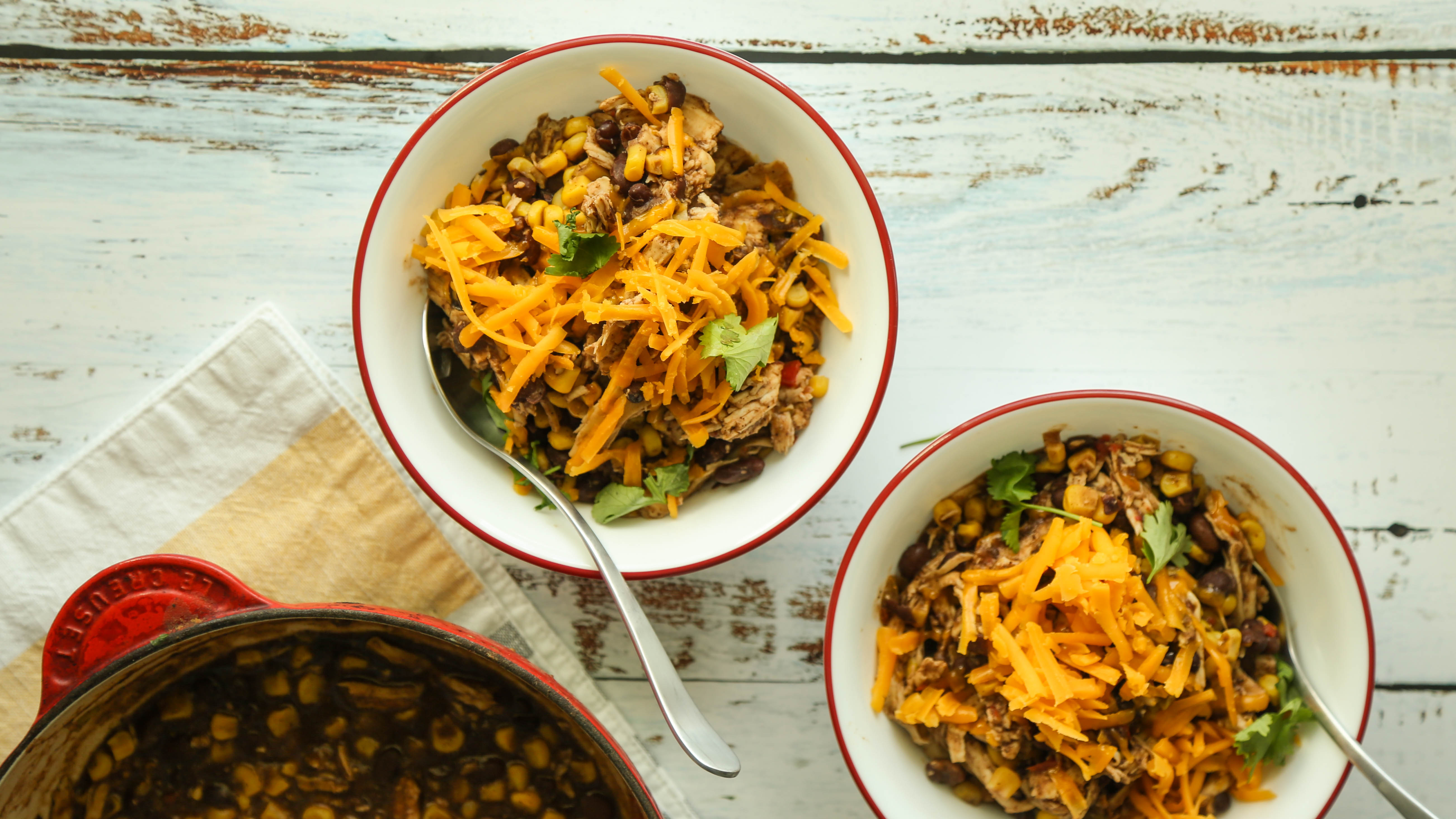 Slow-Cooker Chicken & Corn Chili