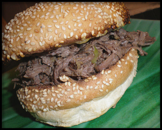 LAZY BUTT PEPPERONCINI CROCK POT BEEF