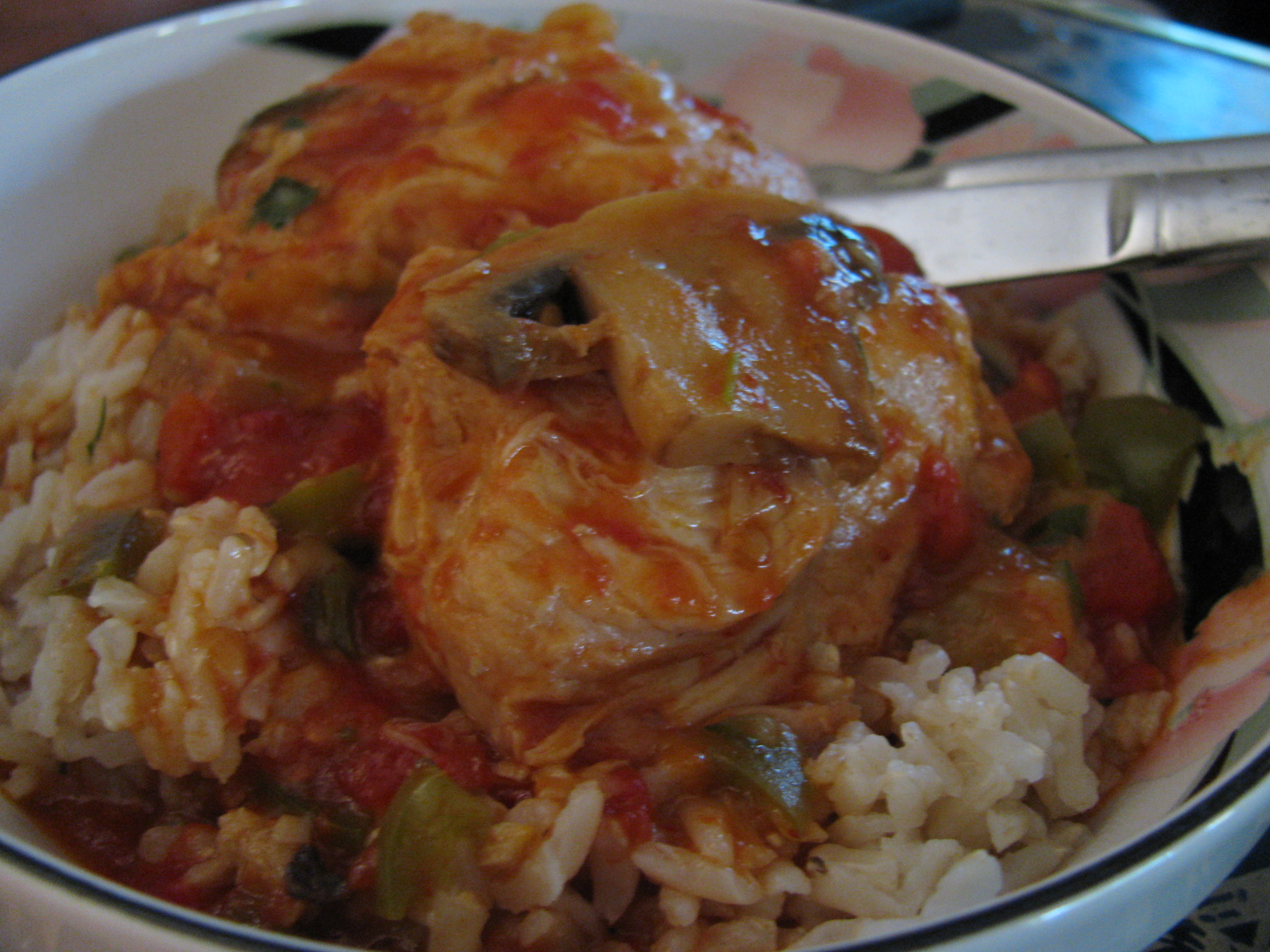 CHICKEN CACCIATORE (PRESSURE COOKER)