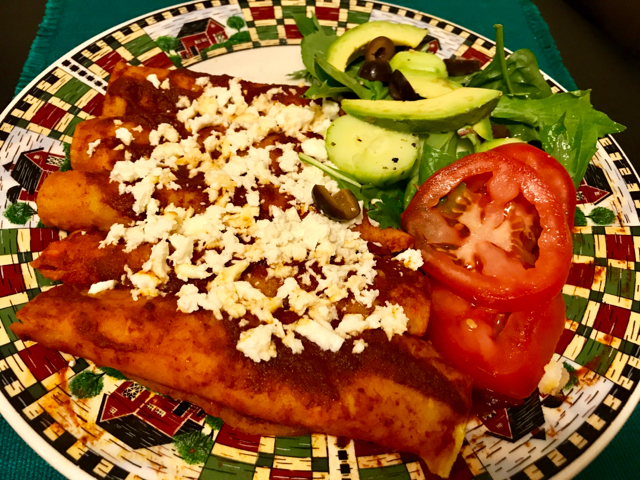 CHEESE ENCHILADAS