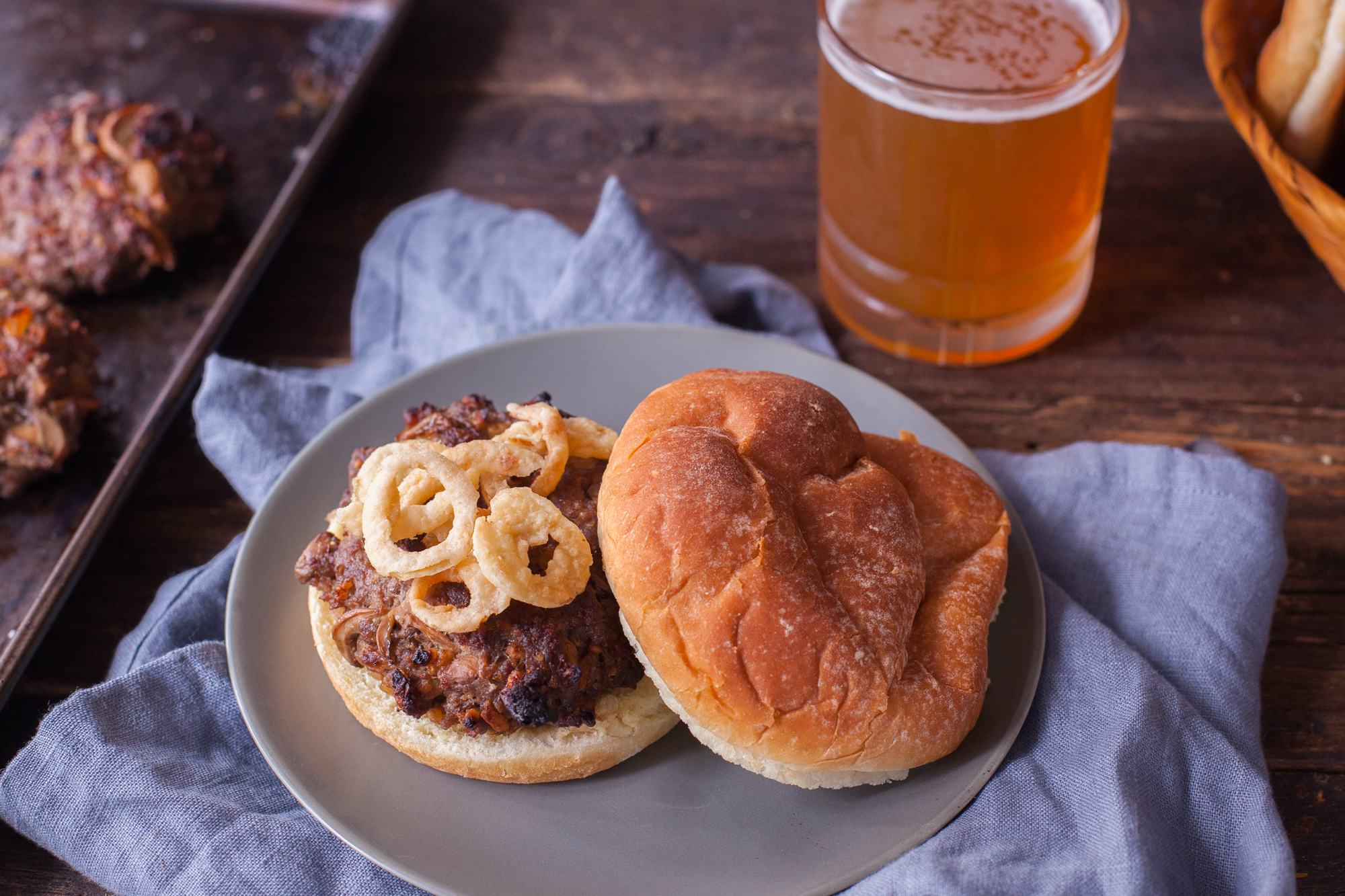 FRENCH ONION BURGERS