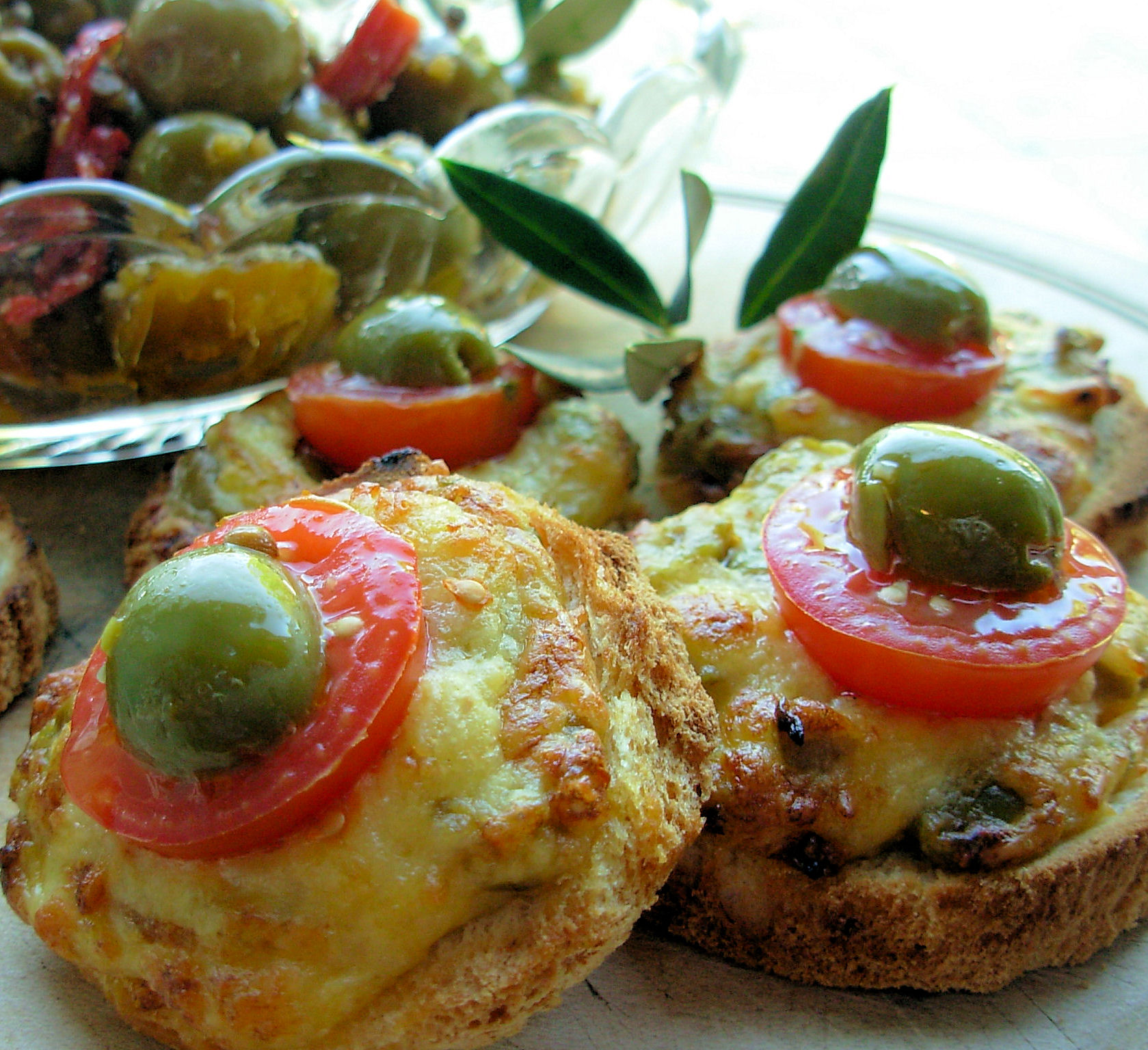 MINI CHEESE AND OLIVE WELSH RAREBIT BITES FOR FESTIVE FROLICS!