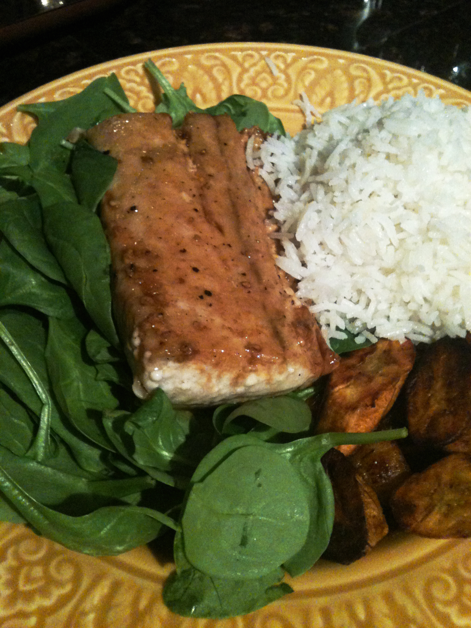 MAHI MAHI WITH BROWN-SUGAR SOY GLAZE