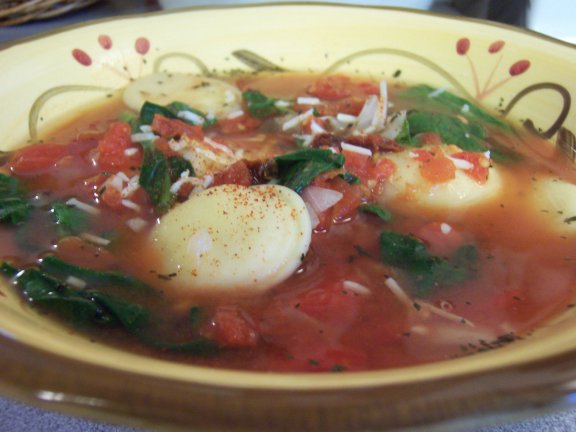 SPICY TORTELLINI SOUP