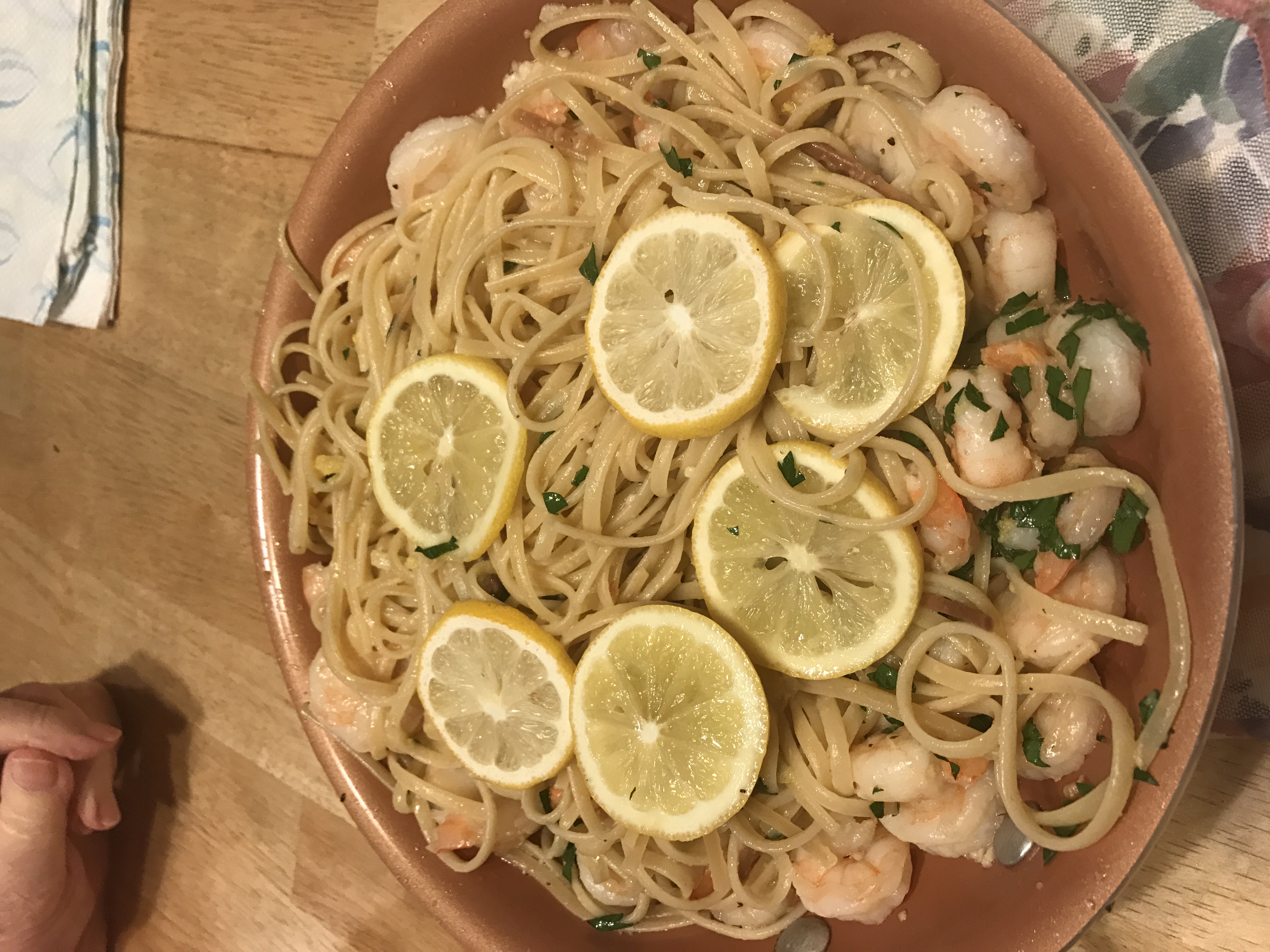 LINGUINE WITH SHRIMP SCAMPI - BAREFOOT CONTESSA INA GARTEN