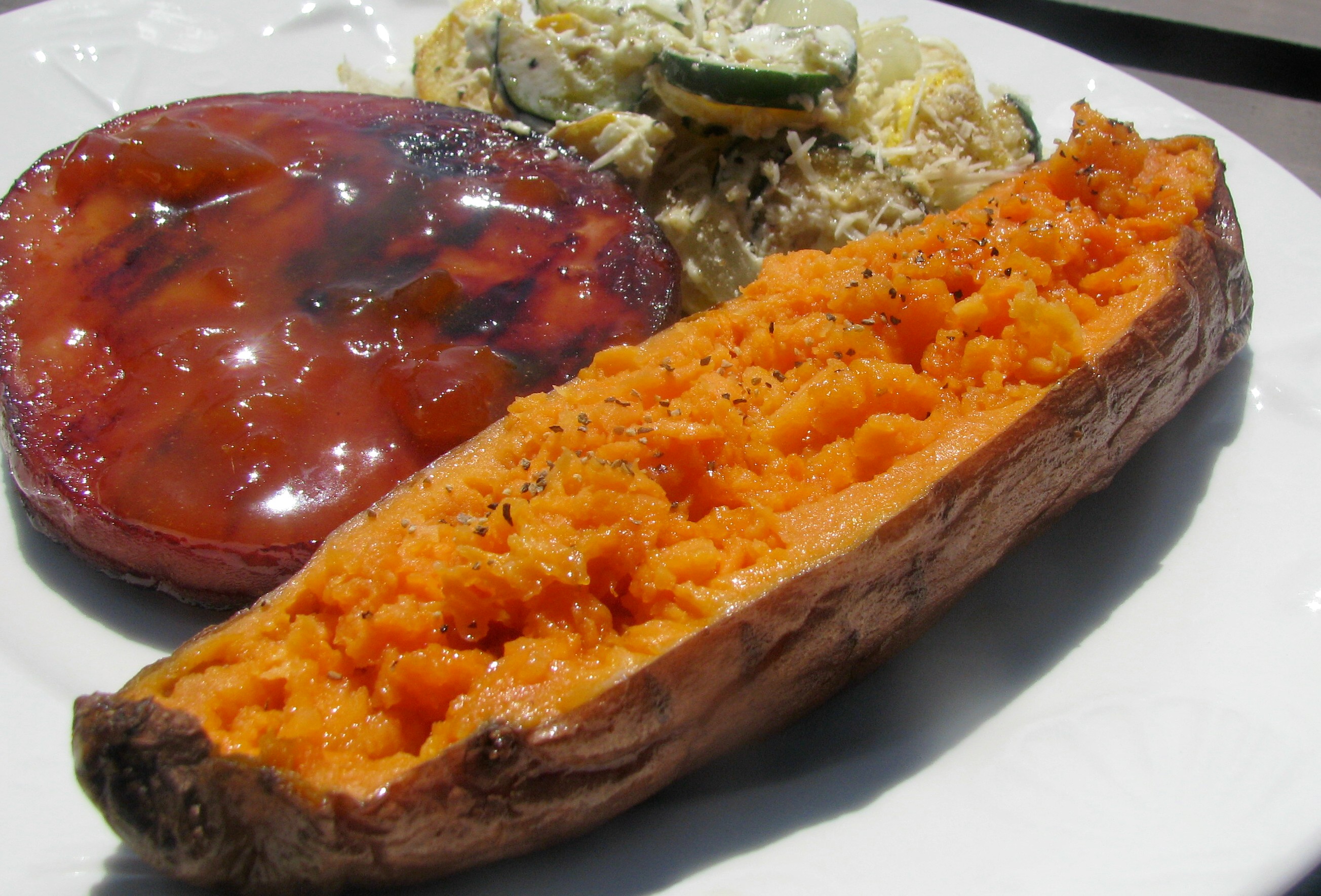 GRILLED SWEET POTATOES