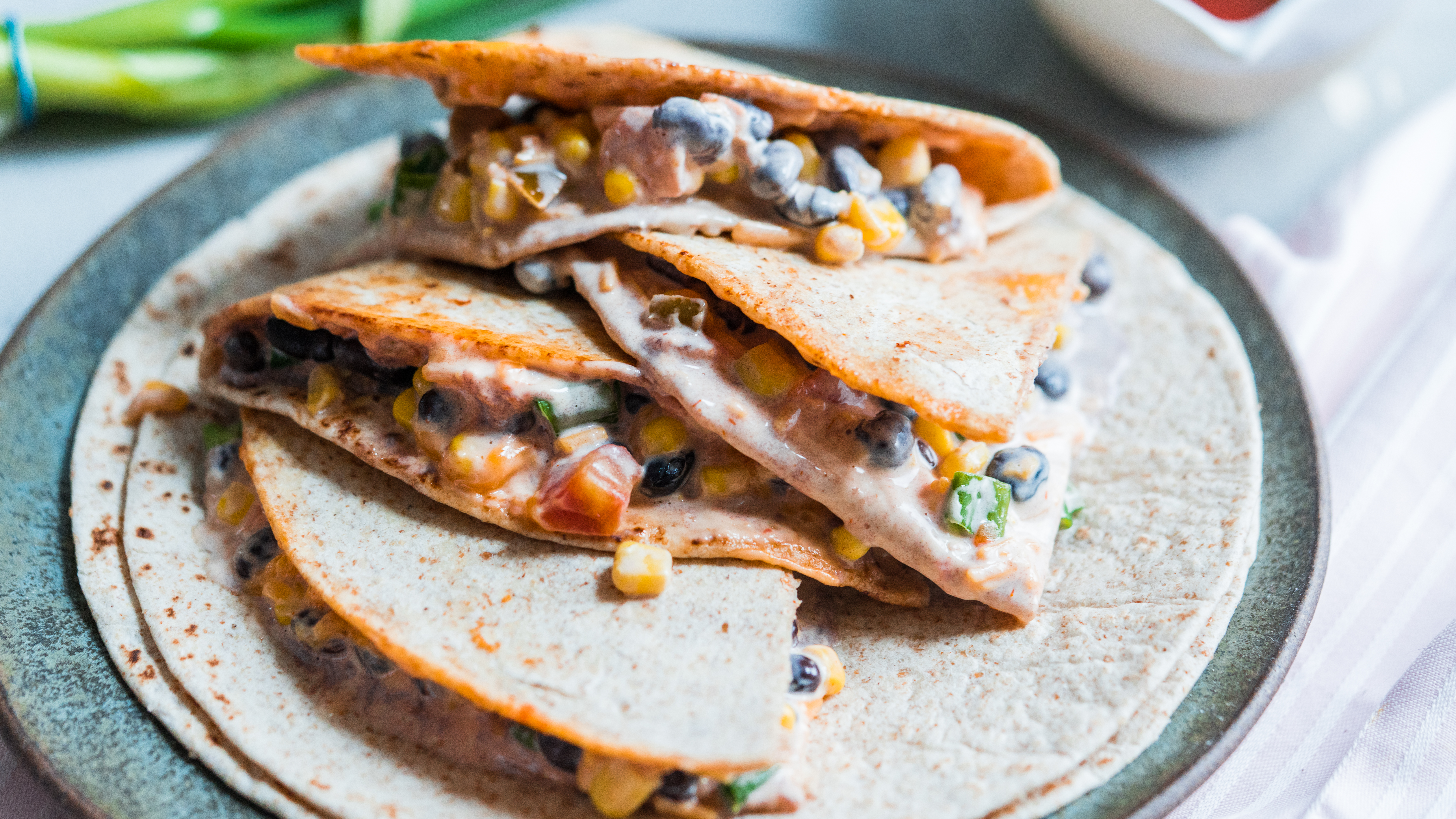 Corn & Black Bean Quesadillas