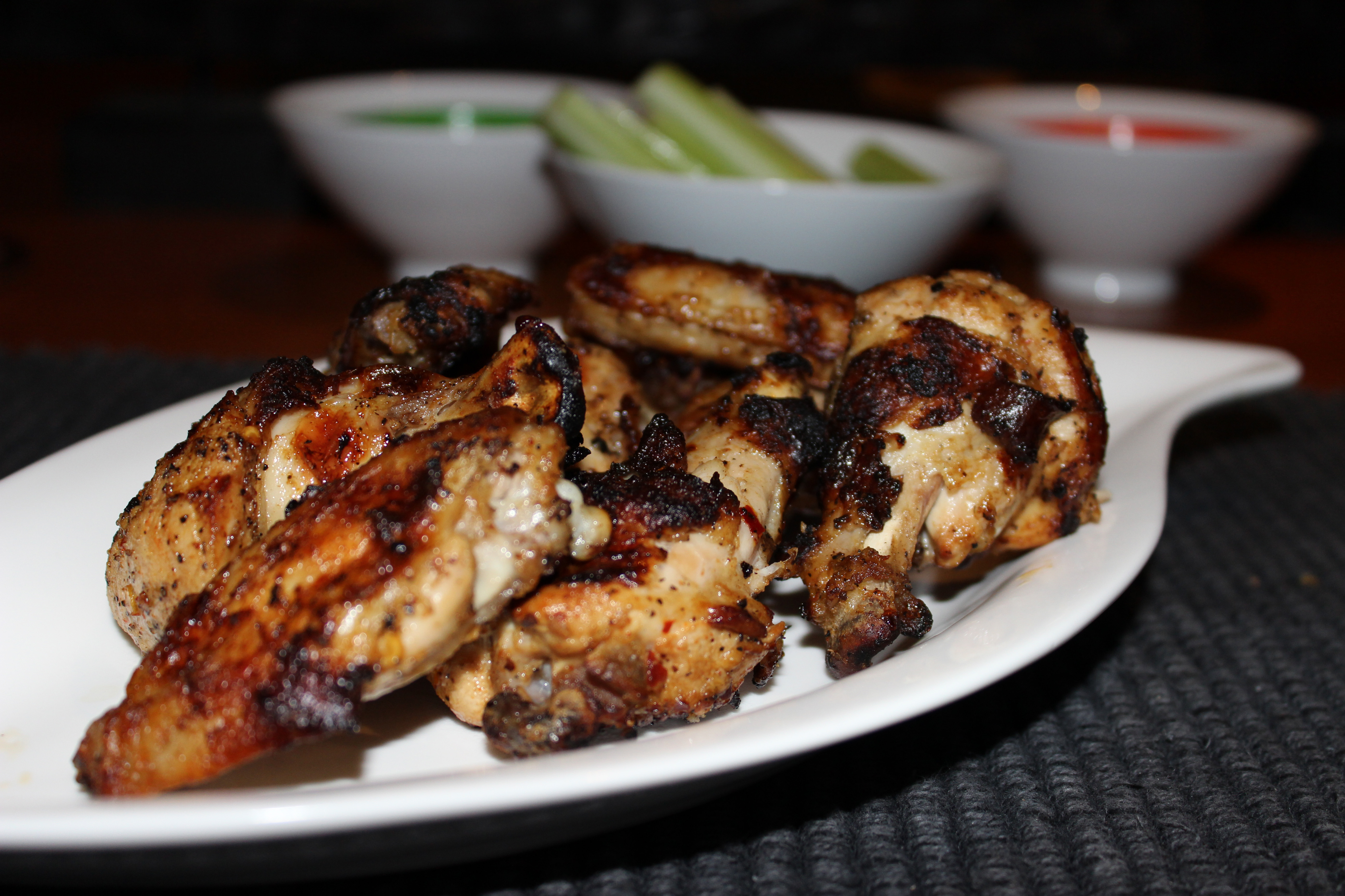 SPICY GRILLED CHICKEN WINGS