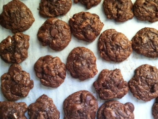 BROWNIE MIX DOUBLE CHOCOLATE CHIP COOKIES