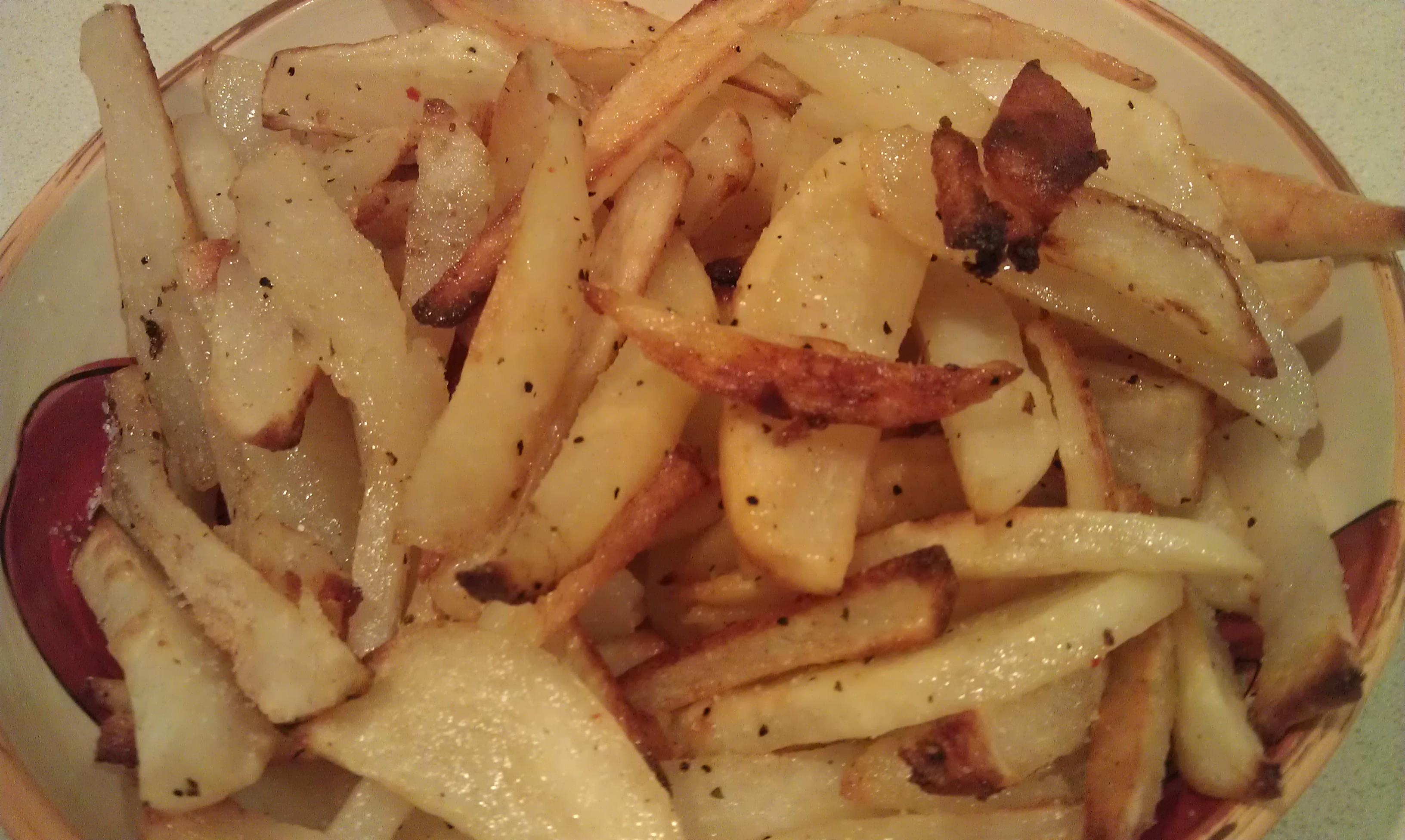 Perfectly Baked Italian Herb French Fries