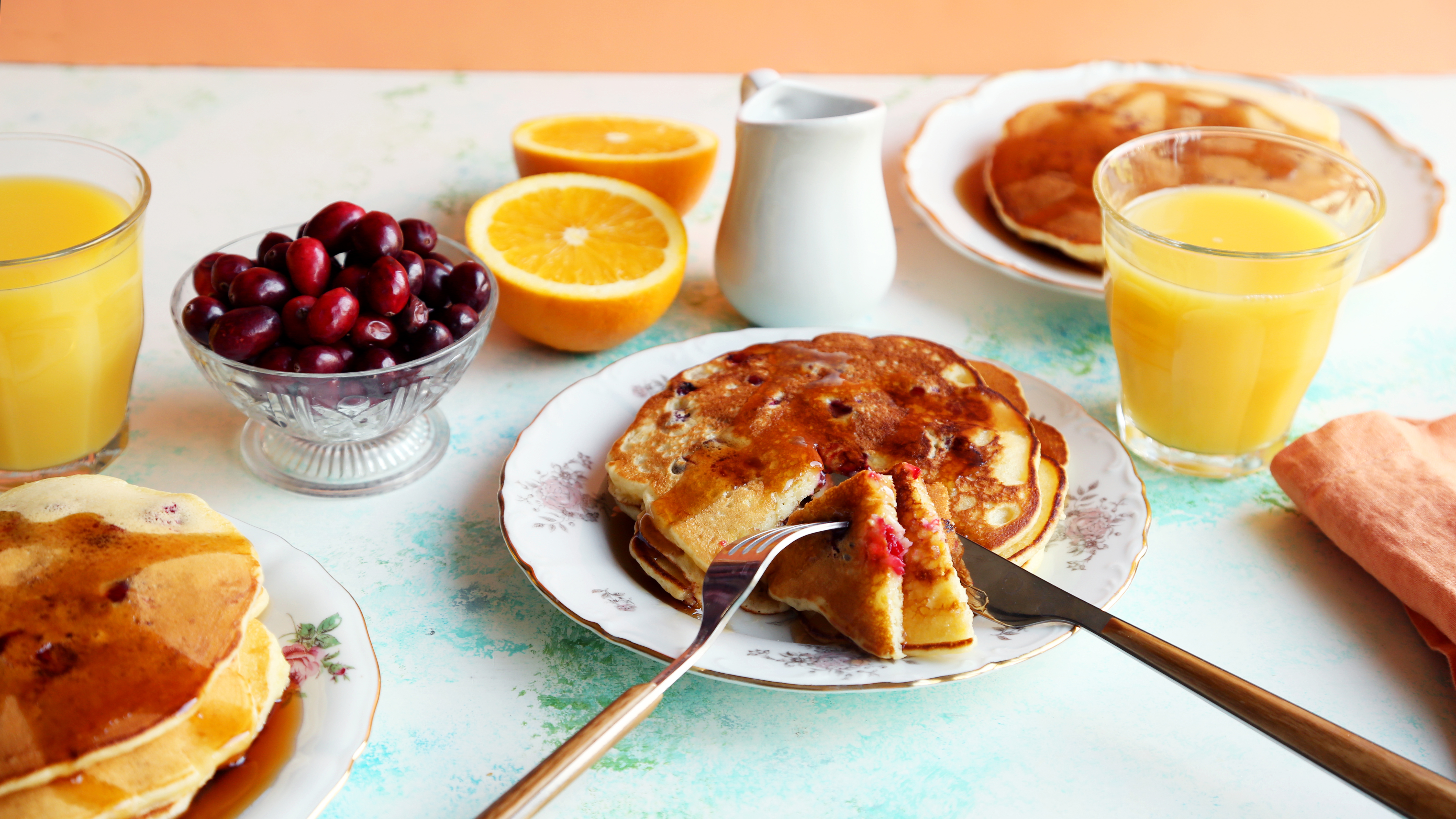 Cranberry-Orange Pancakes