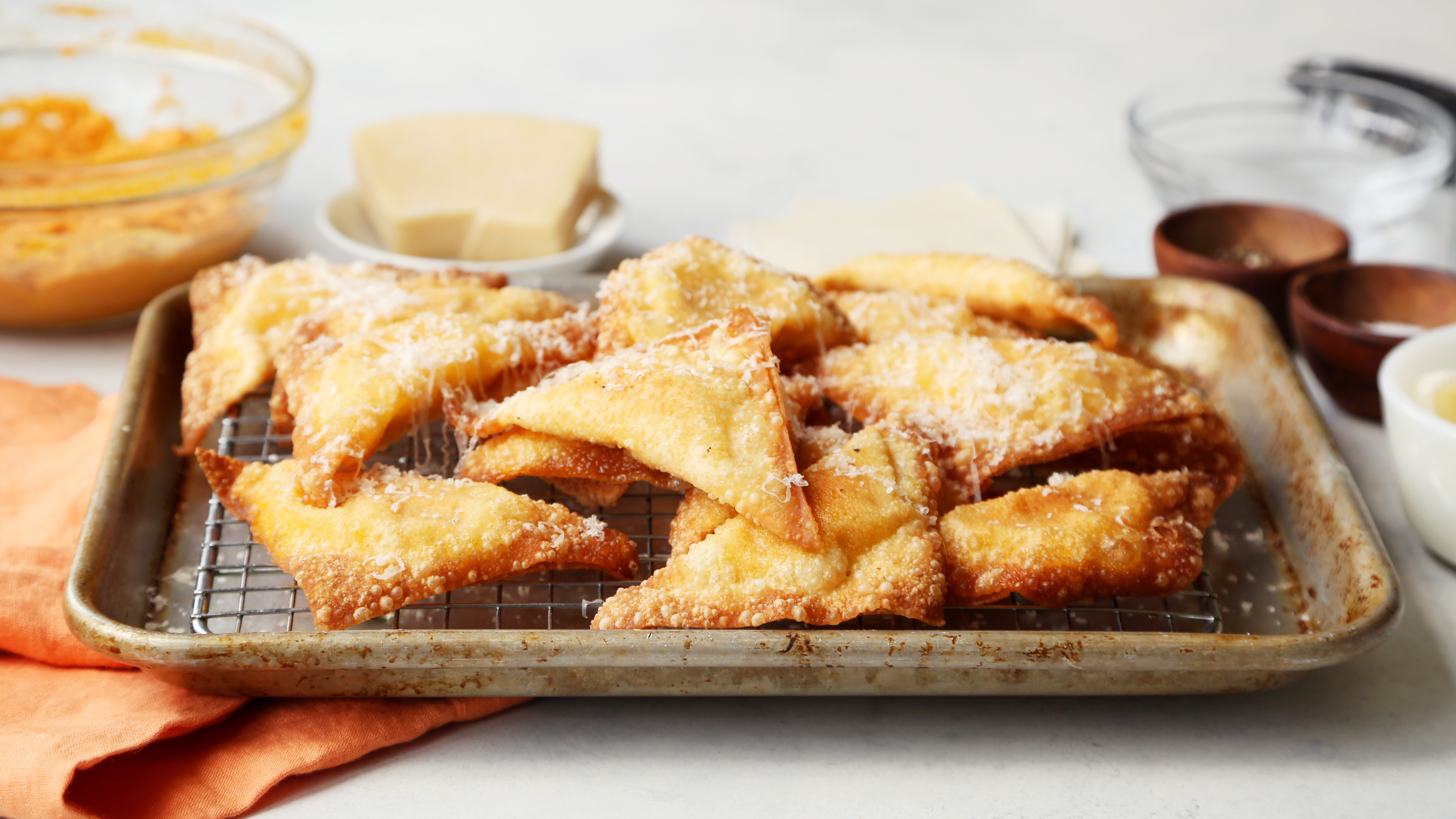 Savory Fried Pumpkin Ravioli