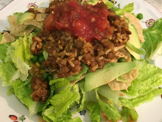 ✾  EASY, INEXPENSIVE LENTIL TACOS