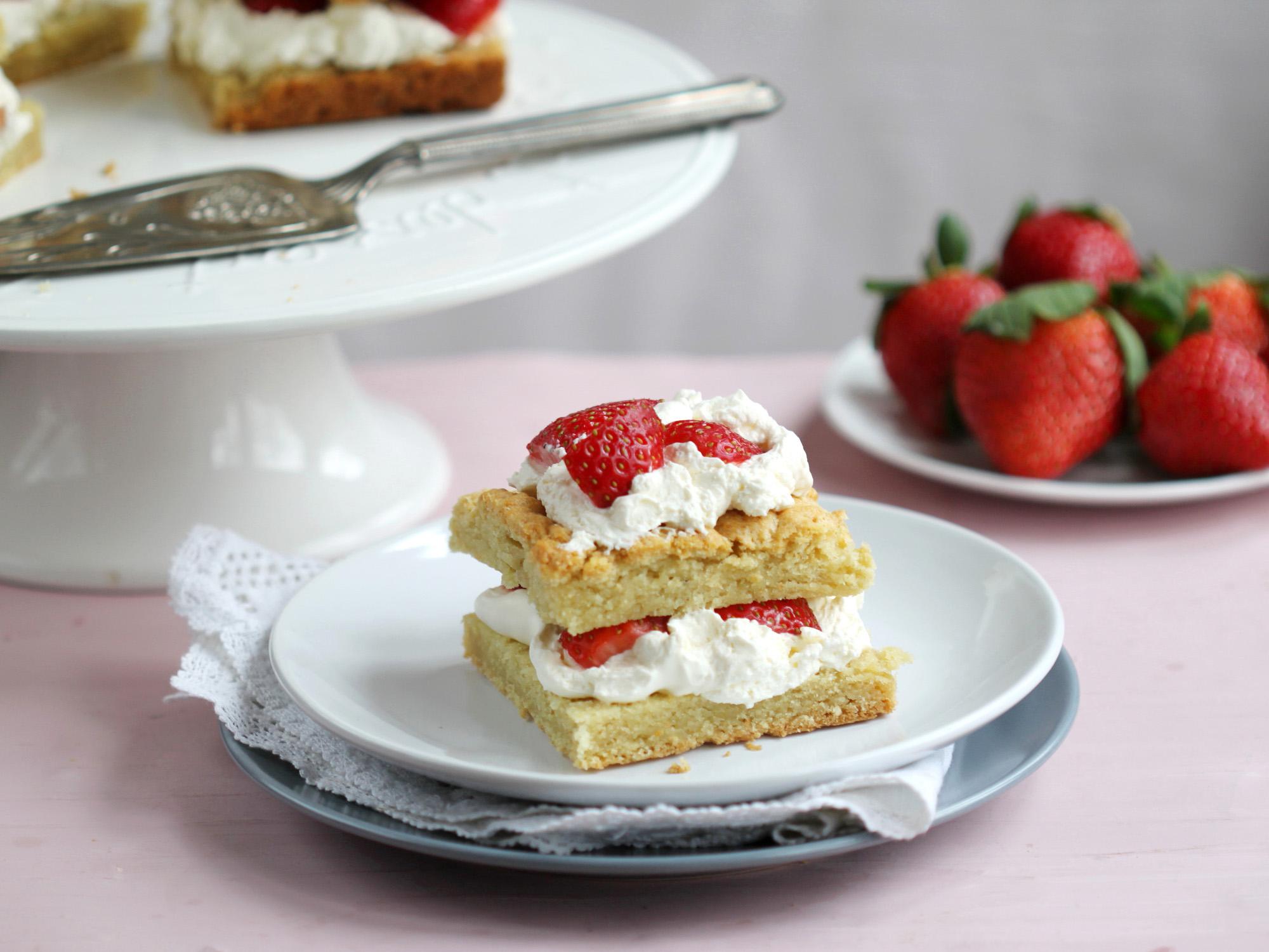 ❦ Easy EASY AND TASTY STRAWBERRY SHORTCAKE