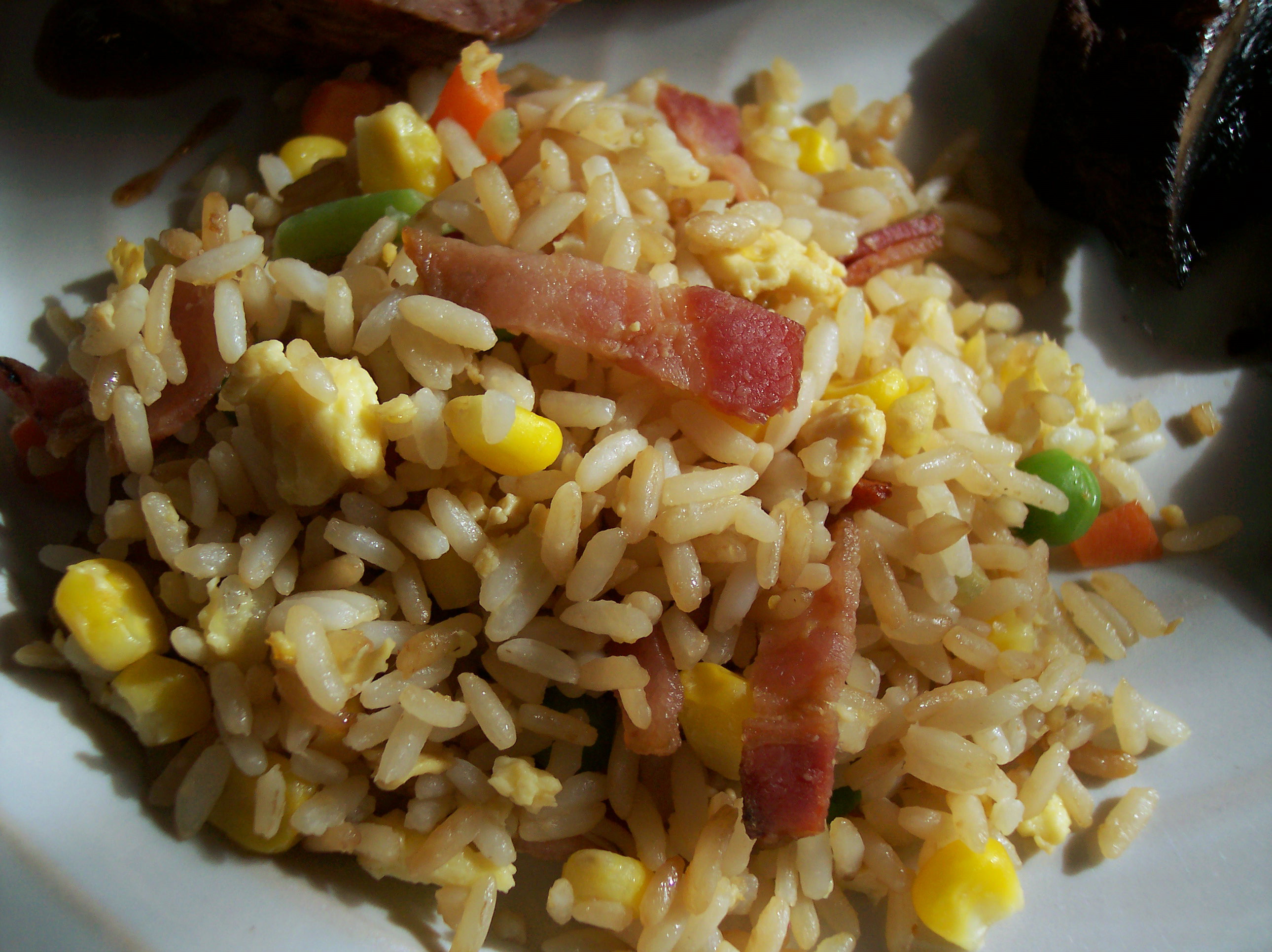 Ⓛ Recipe BACON GARLIC FRIED RICE