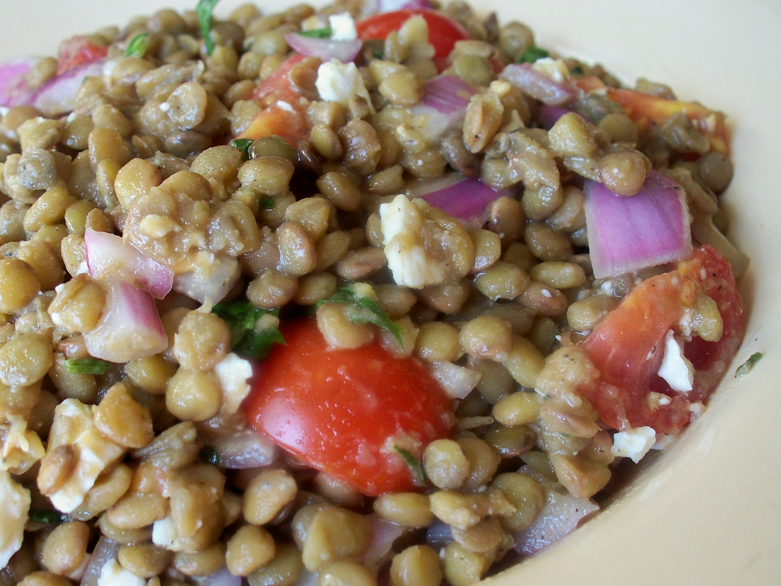 LENTIL SALAD, 4 TRADITIONAL VARIATIONS