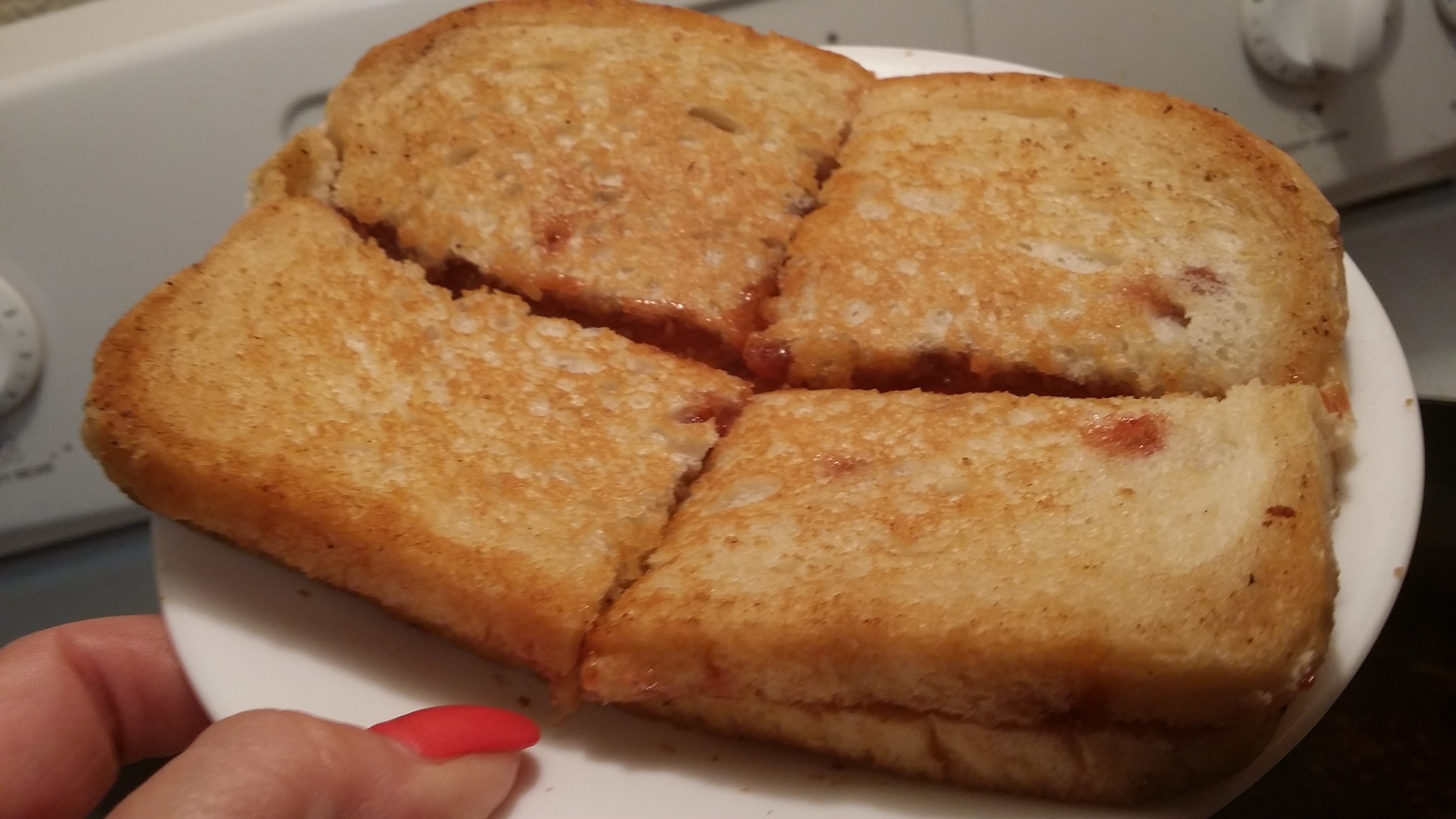 BUTTERY GRILLED PB & J