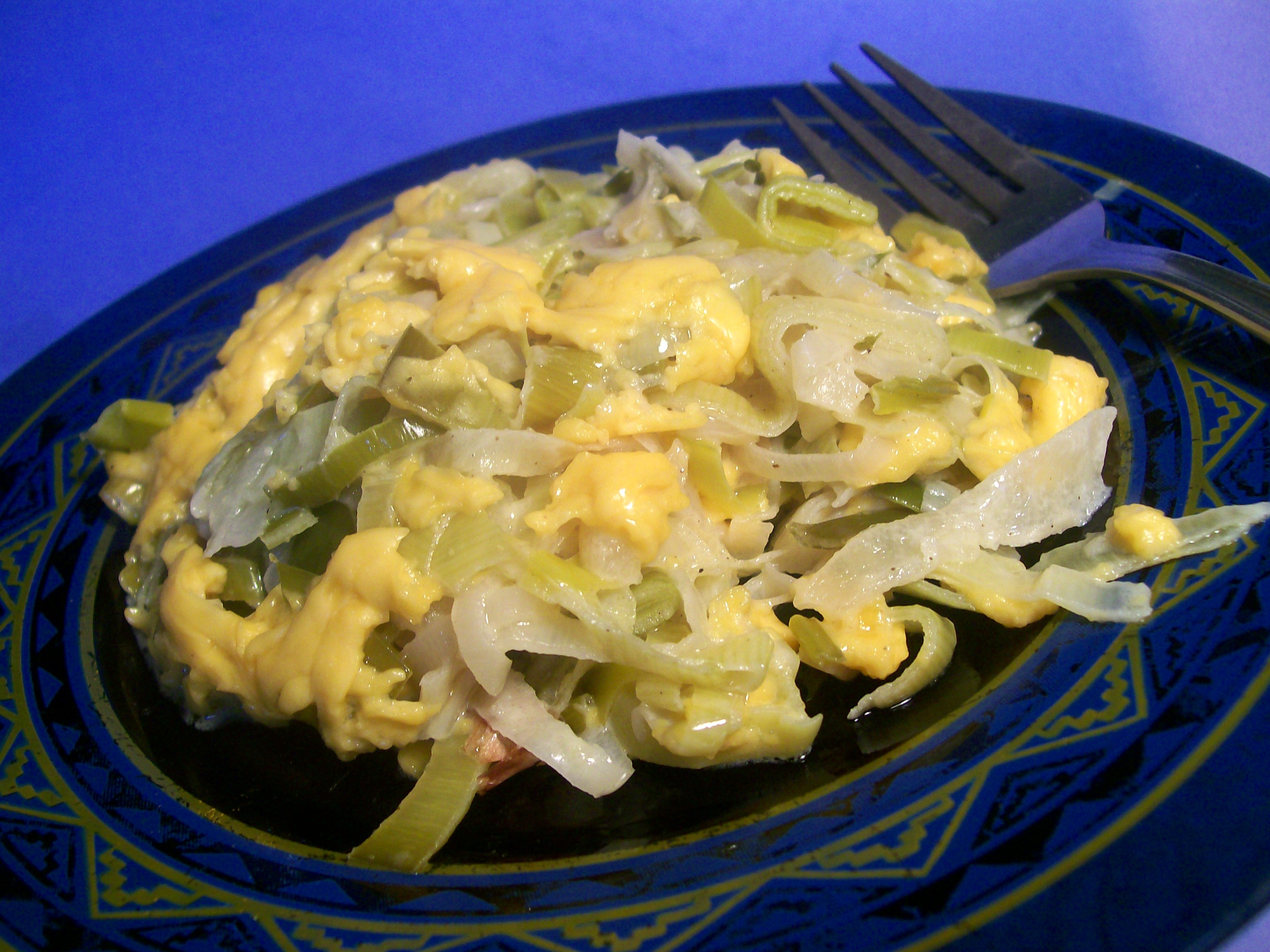 CREAMED CHEDDAR LEEKS