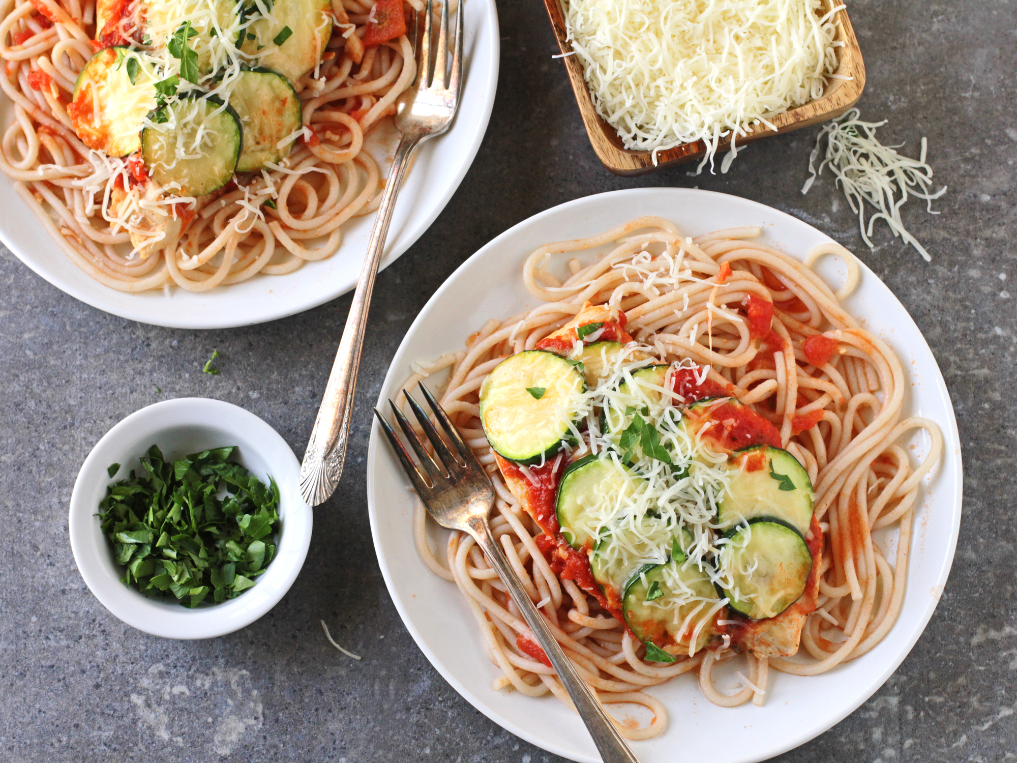 ★ Healty CHICKEN PARMESAN FOIL PACKETS