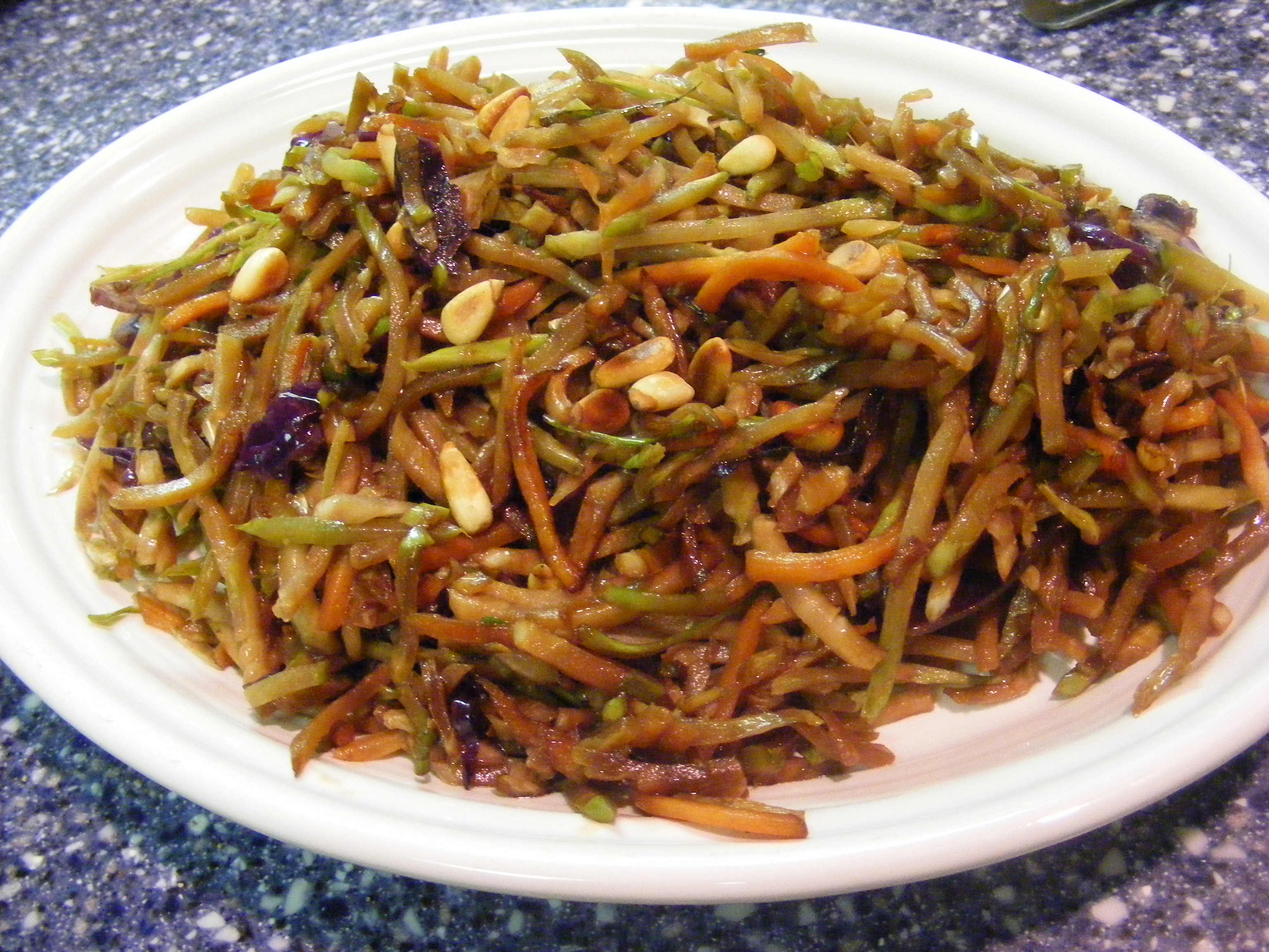 CATHY'S QUICK STIR-FRIED BROCCOLI SLAW SIDE DISH