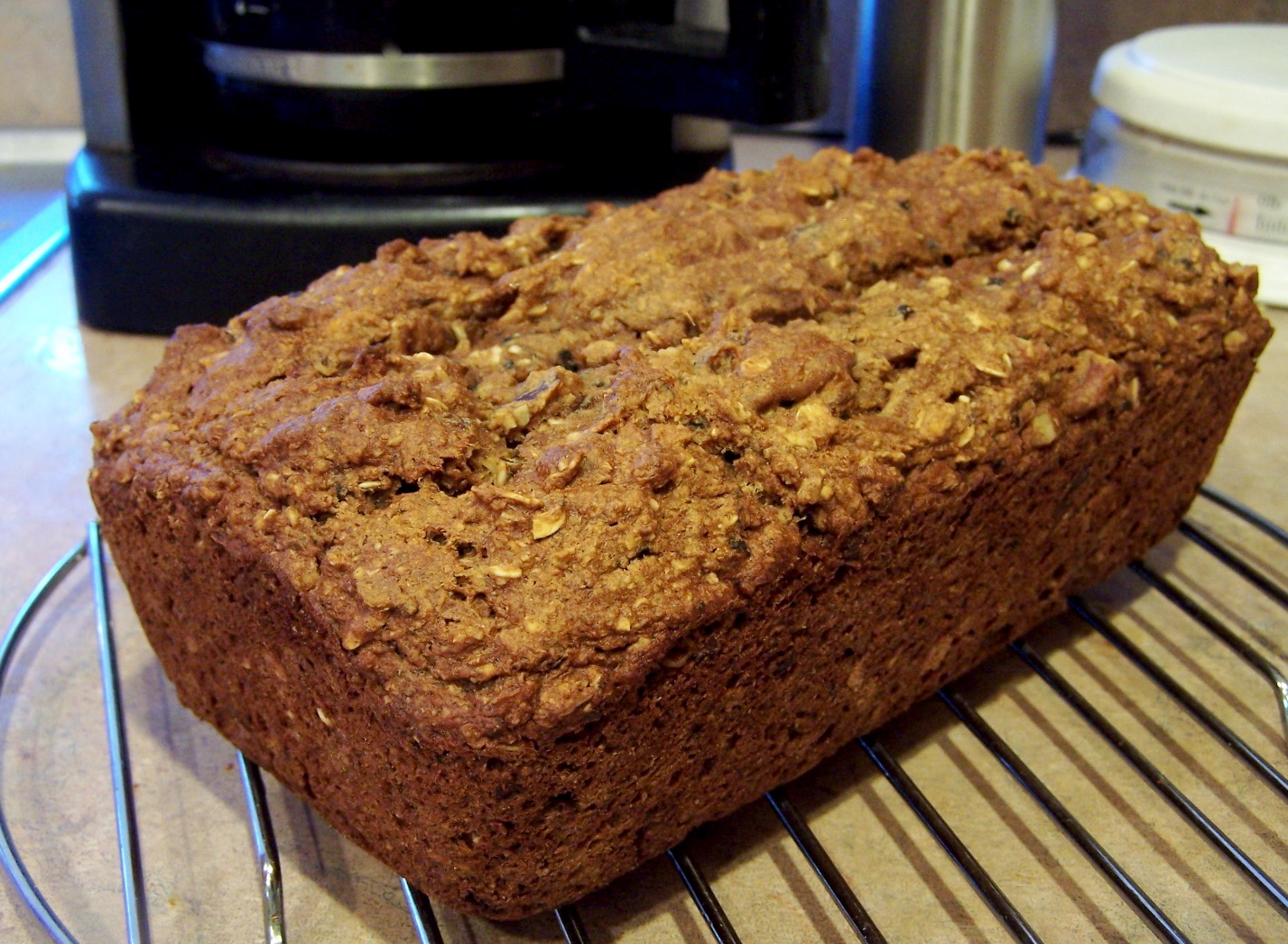 Parmesan, Date and Walnut Bread