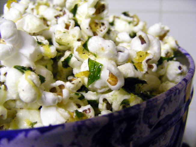 LEMON PARSLEY POPCORN